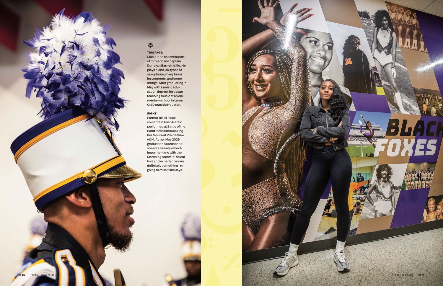 Behind the Scenes With Prairie View A&M’s All-Star Marching Band, Texas Highways Magazine, 2026 Issue