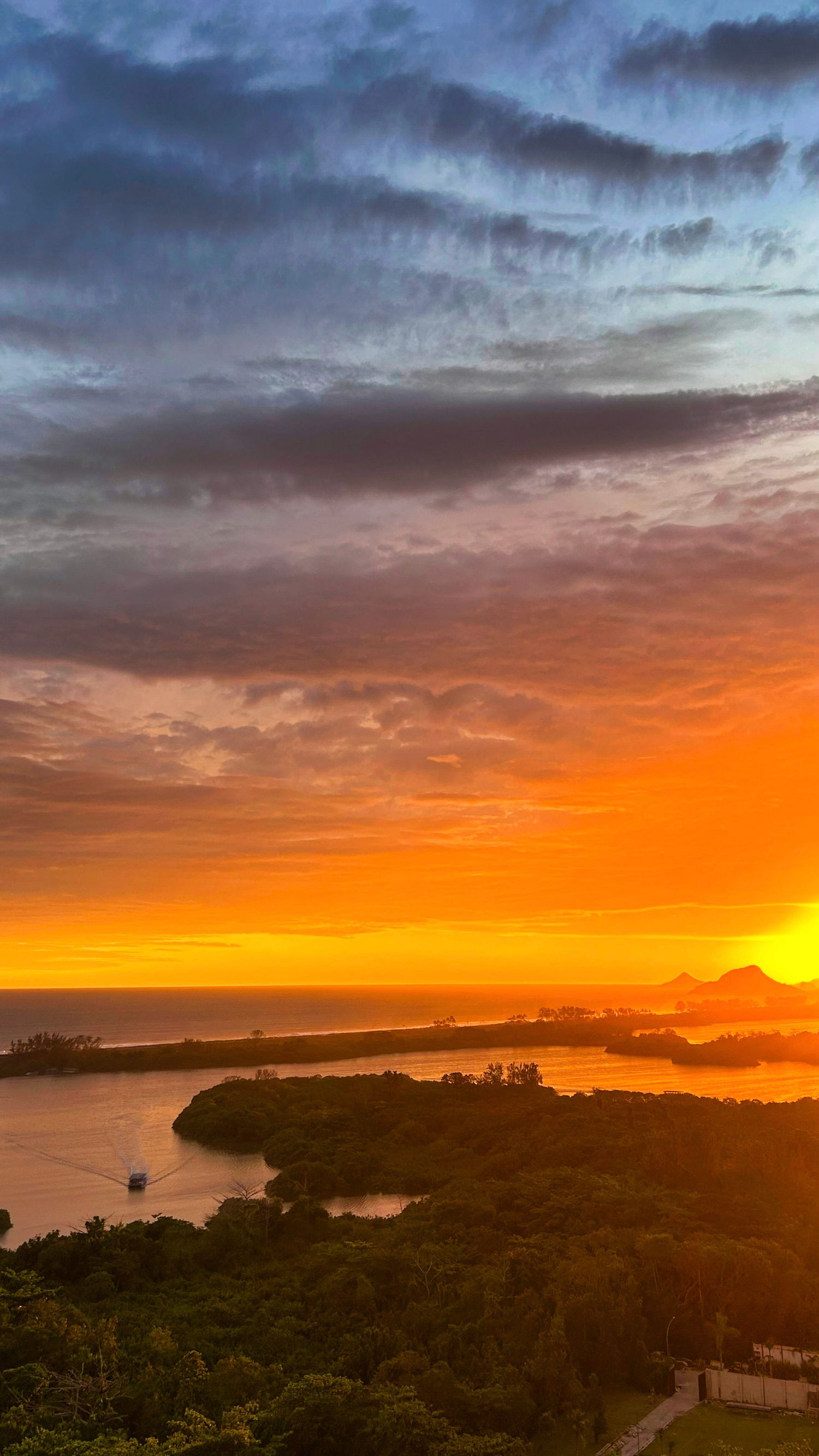 por do sol, praia, barra da tijuca, rj