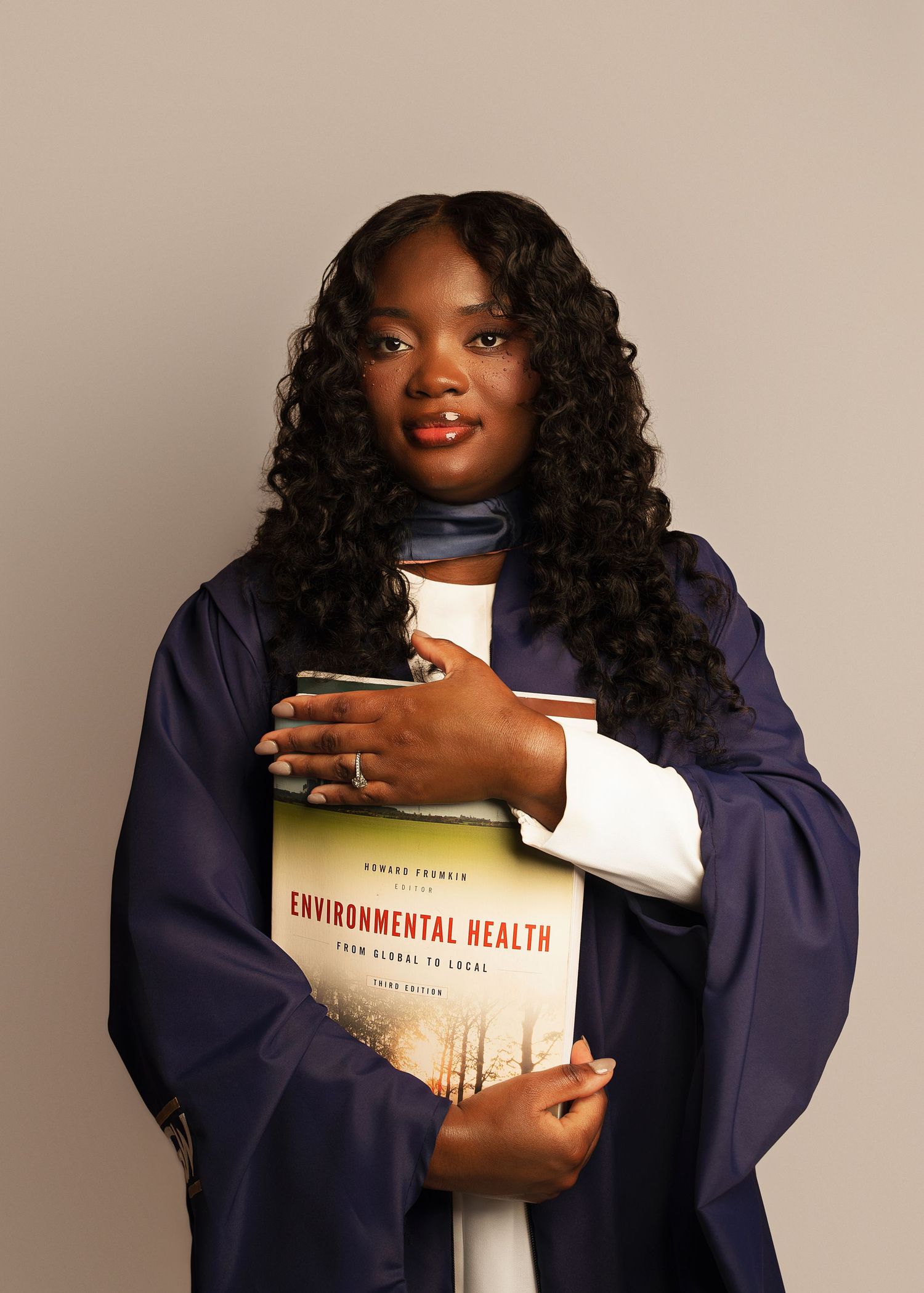 In-studio graduation session in Peoria, IL