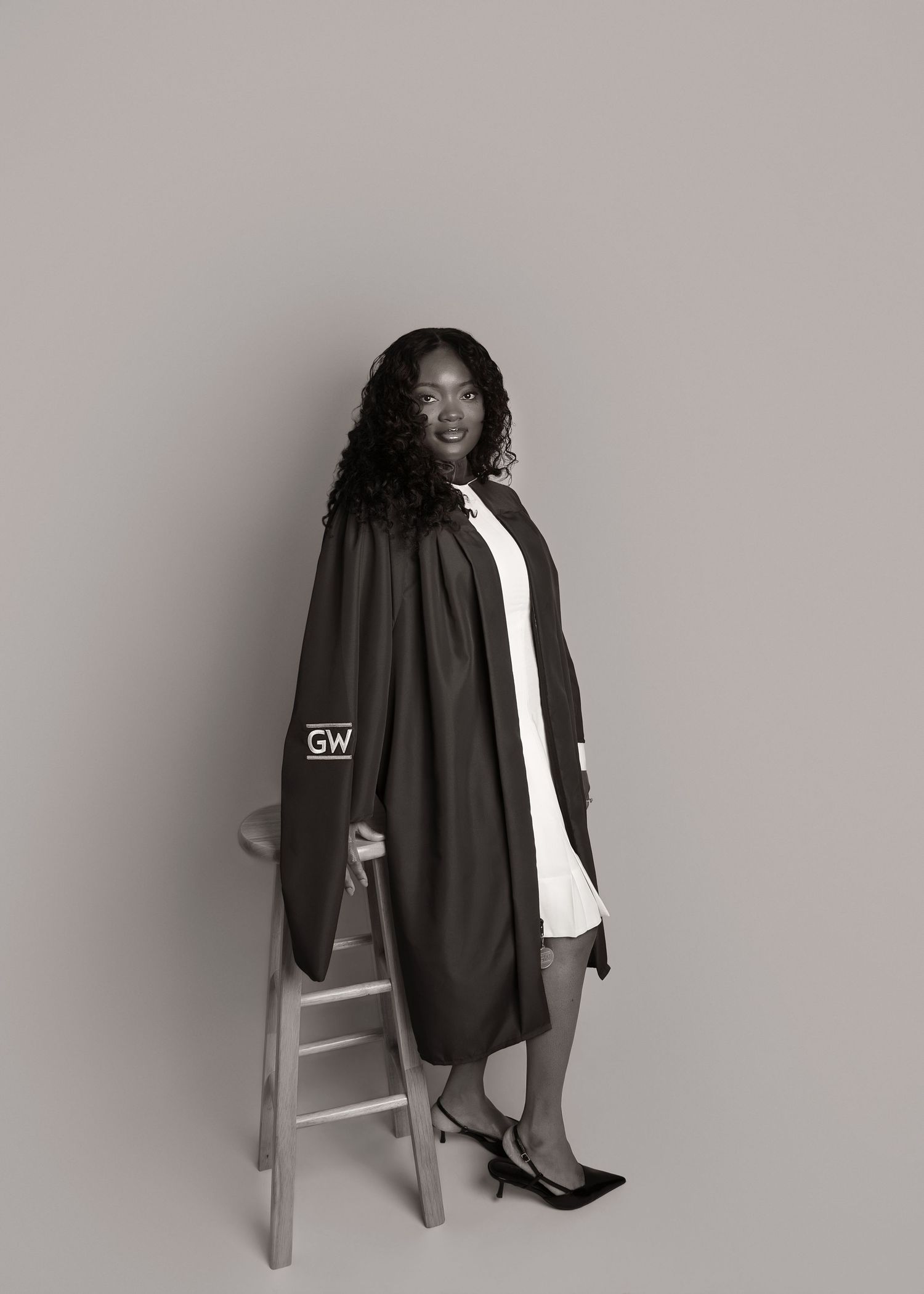 In-studio graduation session in Peoria, IL