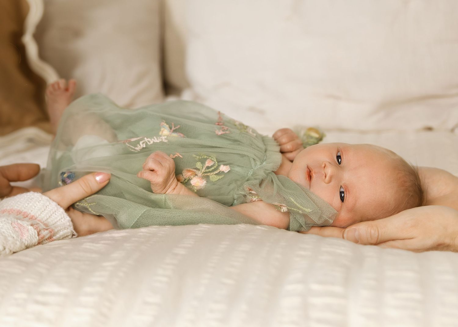 Lifestyle Newborn photoshoot in Central Illinois
