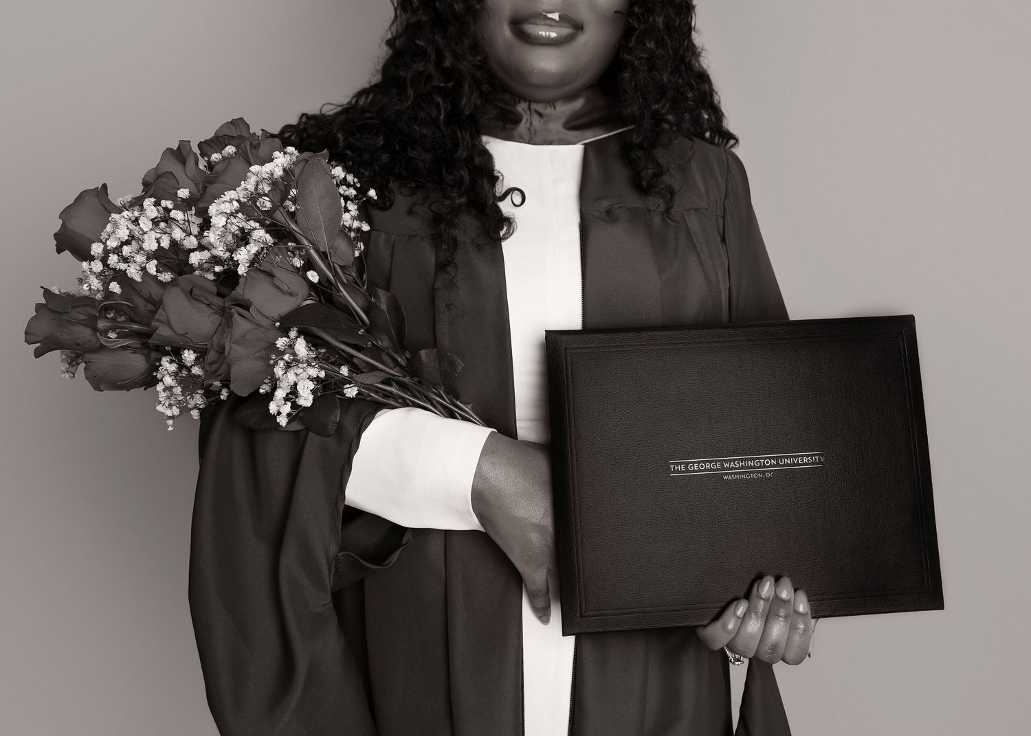 In-studio graduation session in Peoria, IL