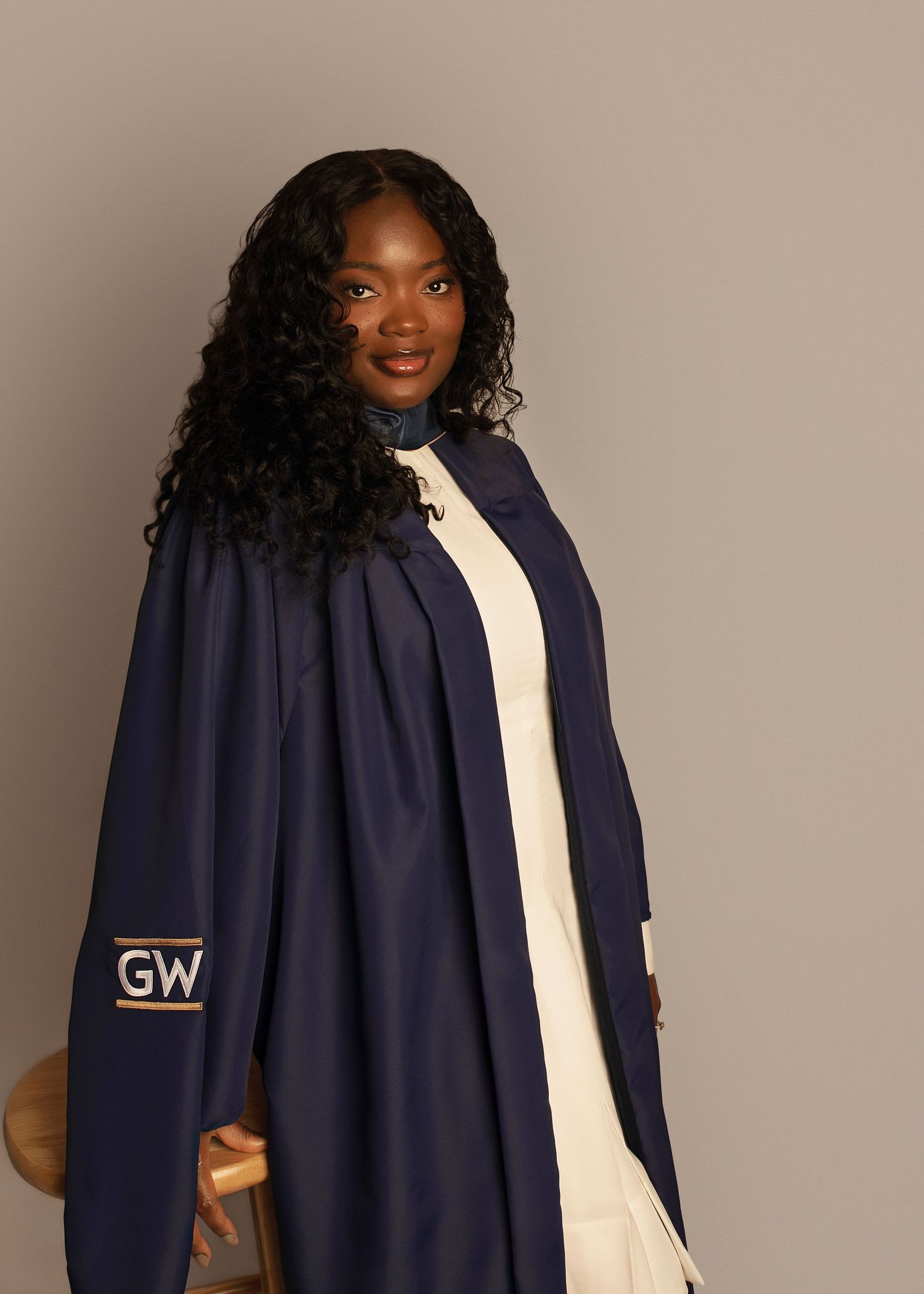 In-studio graduation session in Peoria, IL