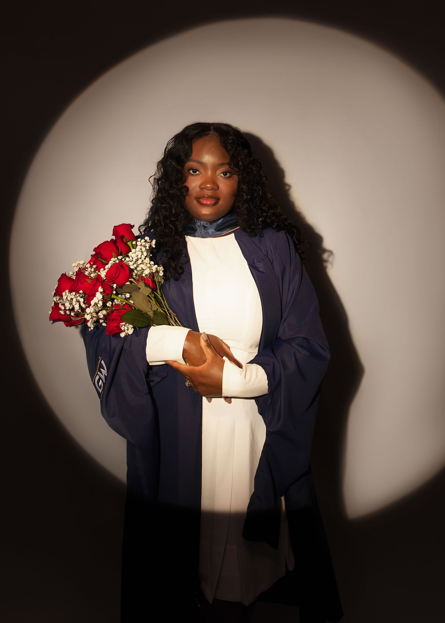 In-studio graduation session in Peoria, IL