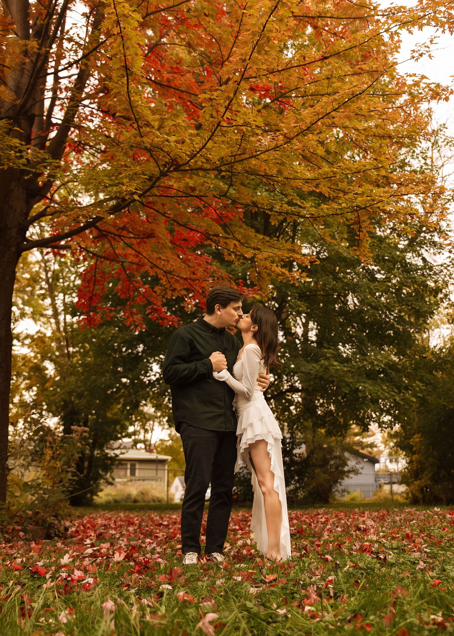 Couples Fall Photo
