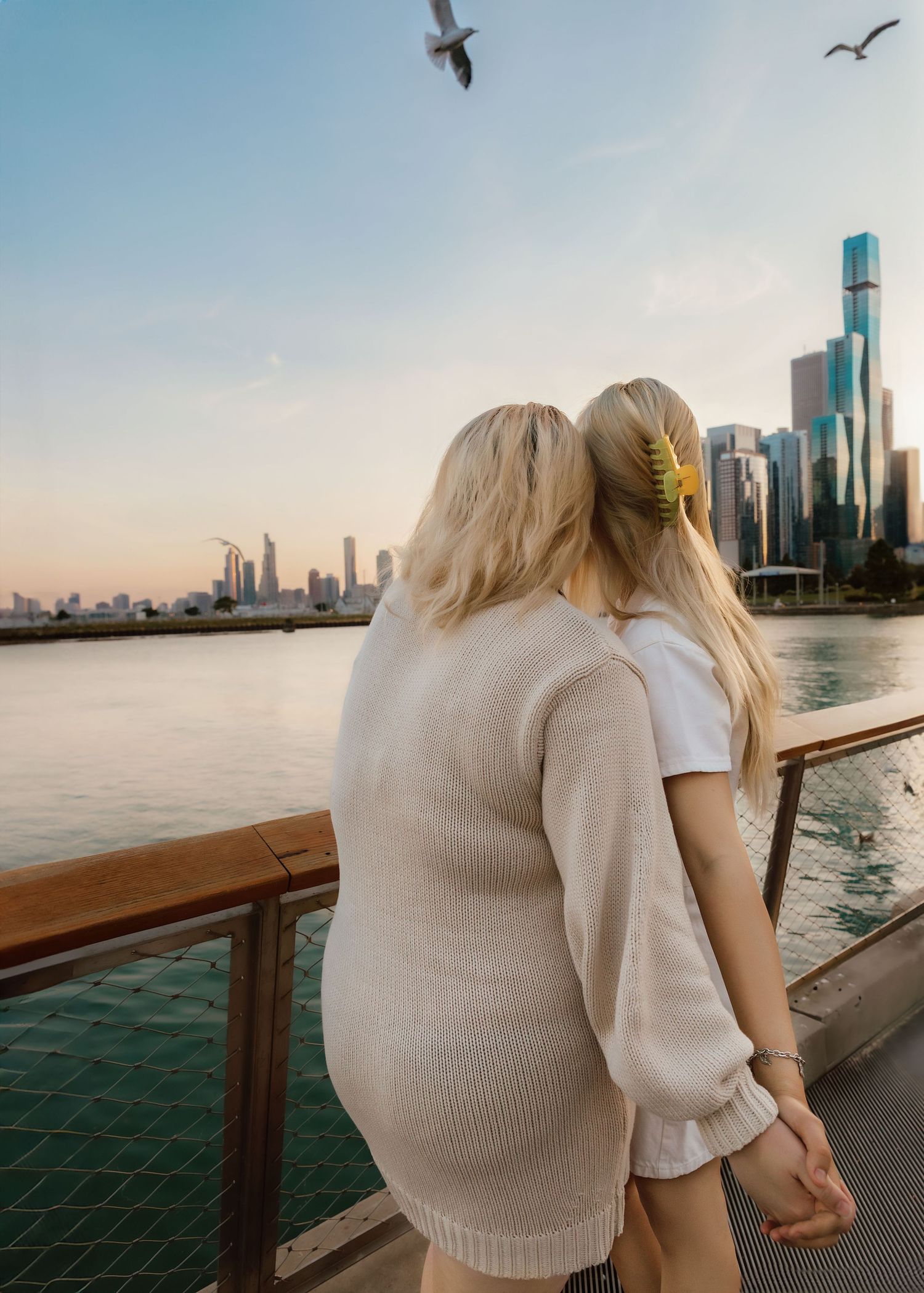 Couples Engagement Session at Navy Pier in Chicago