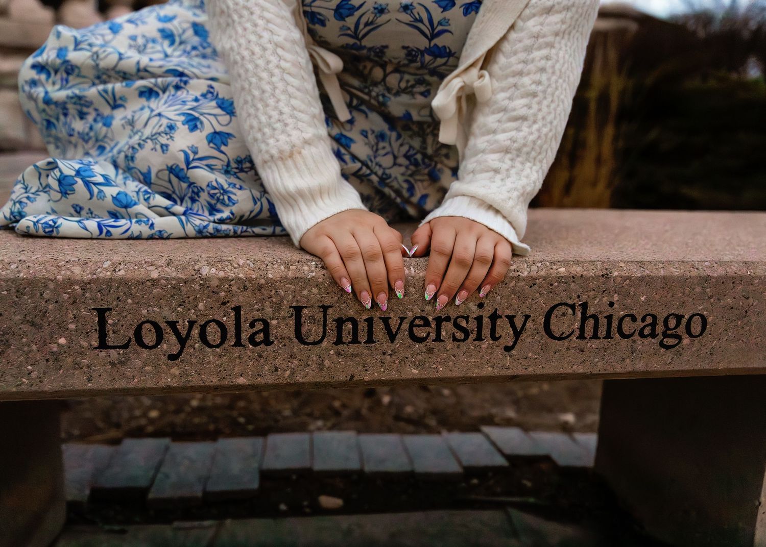 Senior Photoshoot at Loyola University in Chicago IL