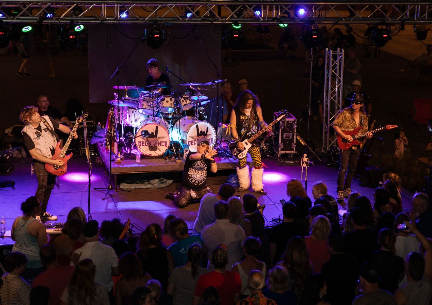 Rock band event photography in Peoria Heights, IL