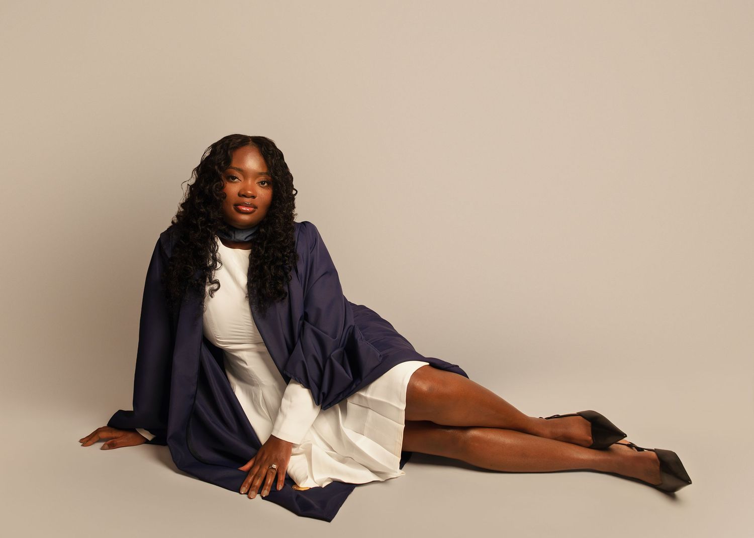 In-studio graduation session in Peoria, IL