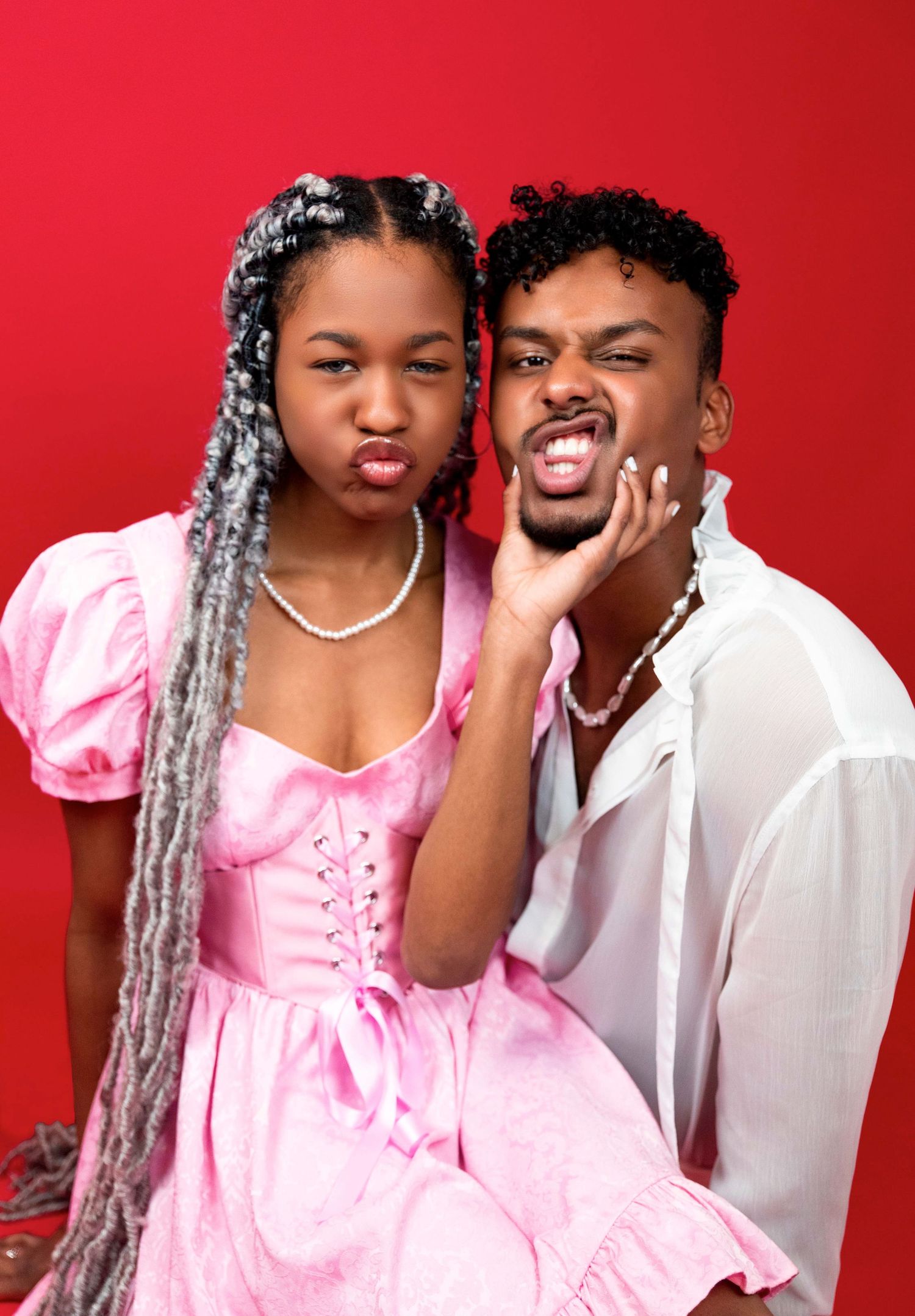 Couples Portrait in studio in Peoria, IL