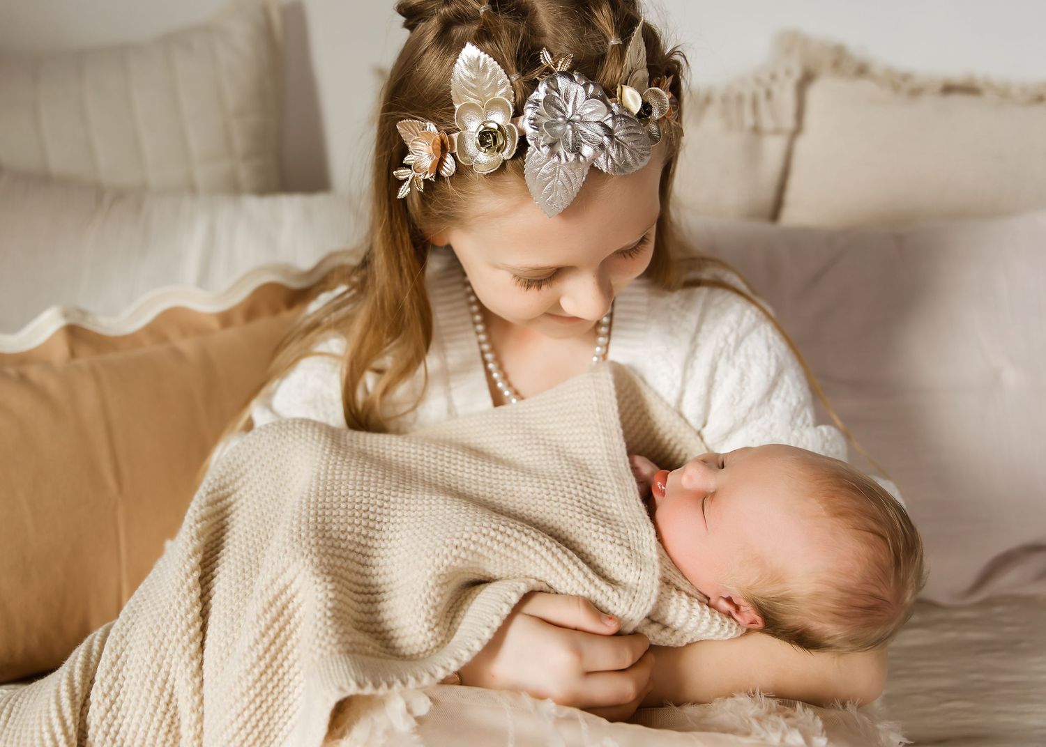 Lifestyle Newborn photoshoot in Tremont Illinois at the Studio on Sampson