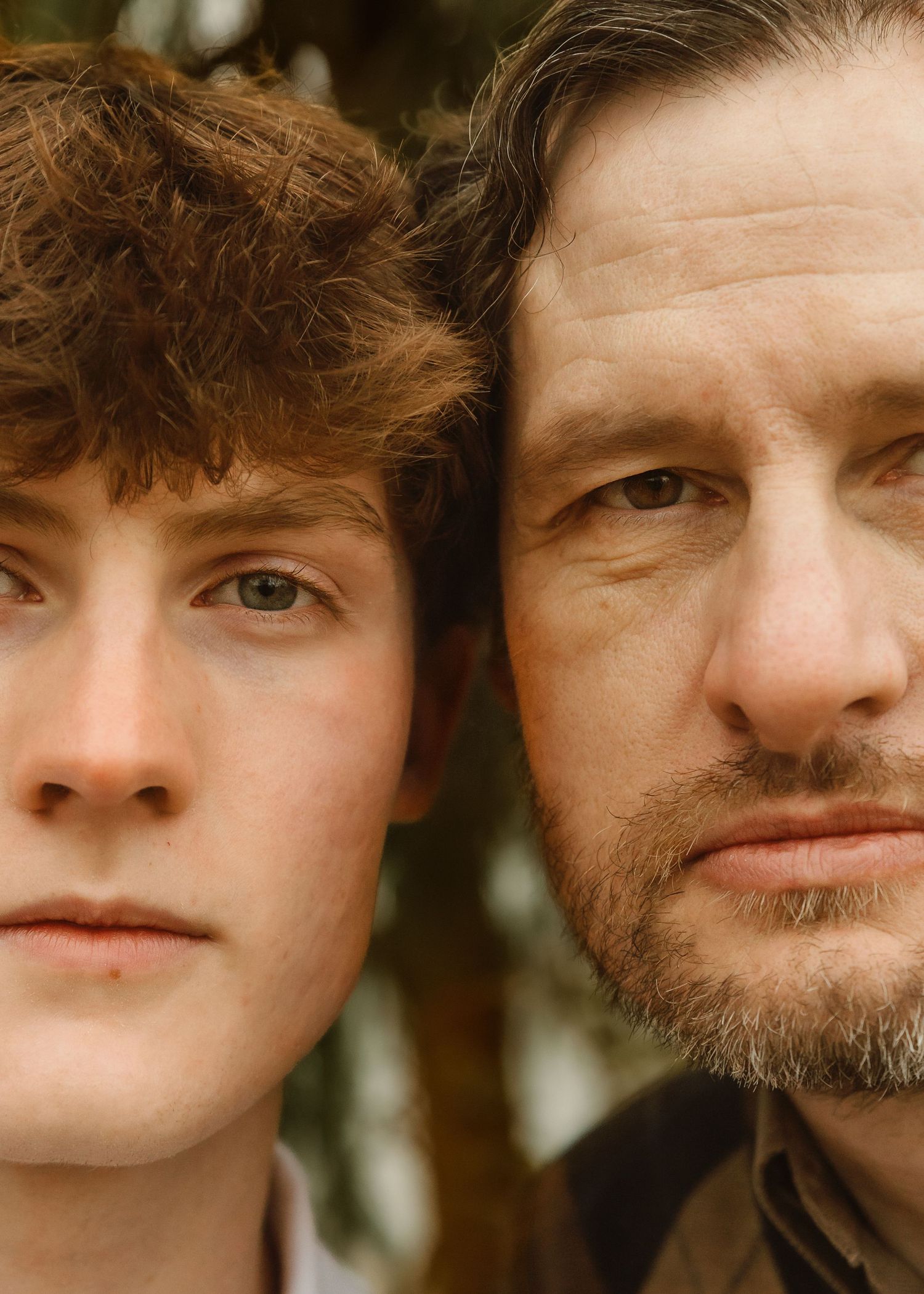 Dad & son Family portrait session in Peoria, IL at Donovan Park