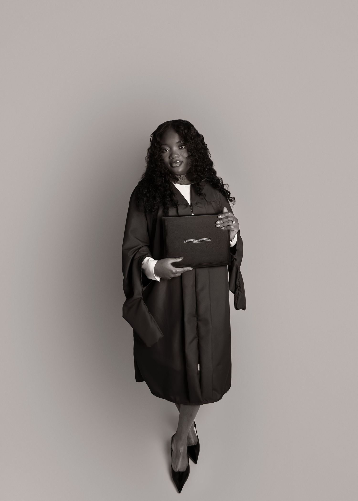 In-studio graduation session in Peoria, IL