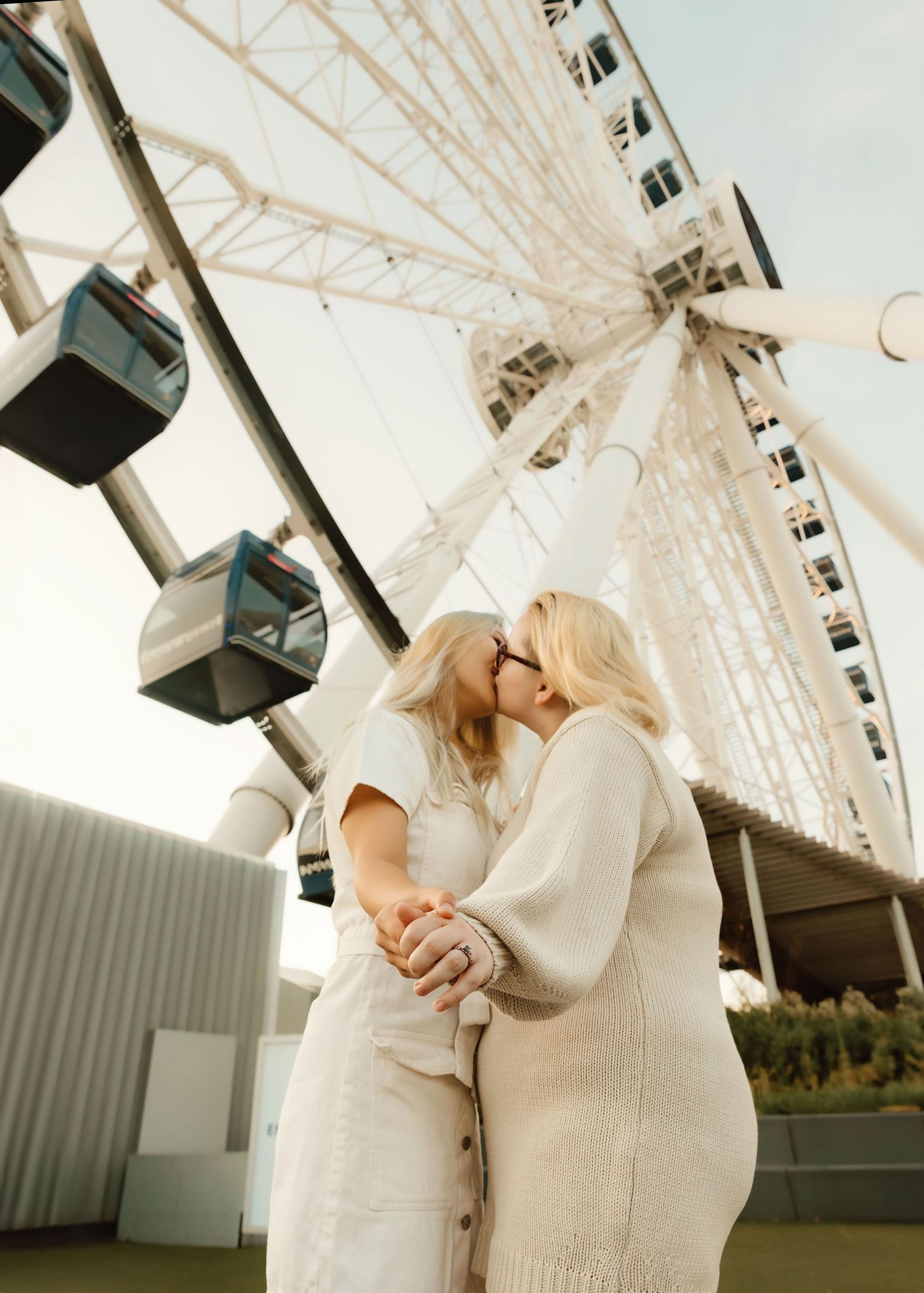 Couples Engagement Session at Navy Pier in Chicago