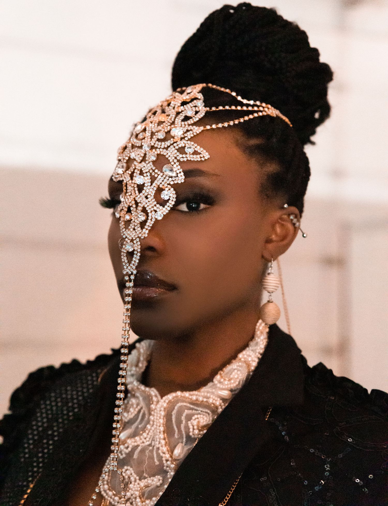 Behind the scenes of a fashion show