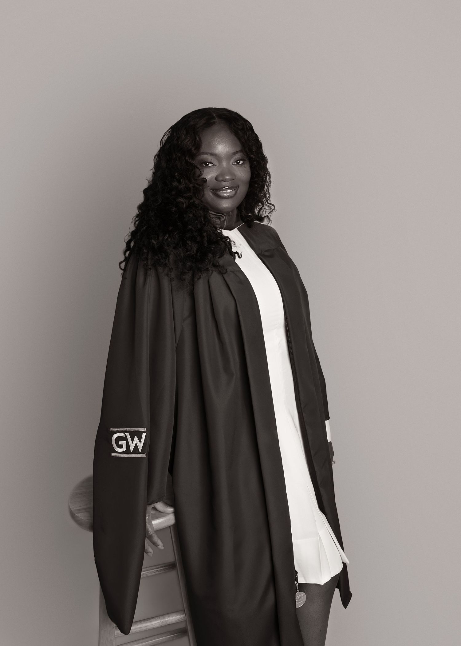 In-studio graduation session in Peoria, IL