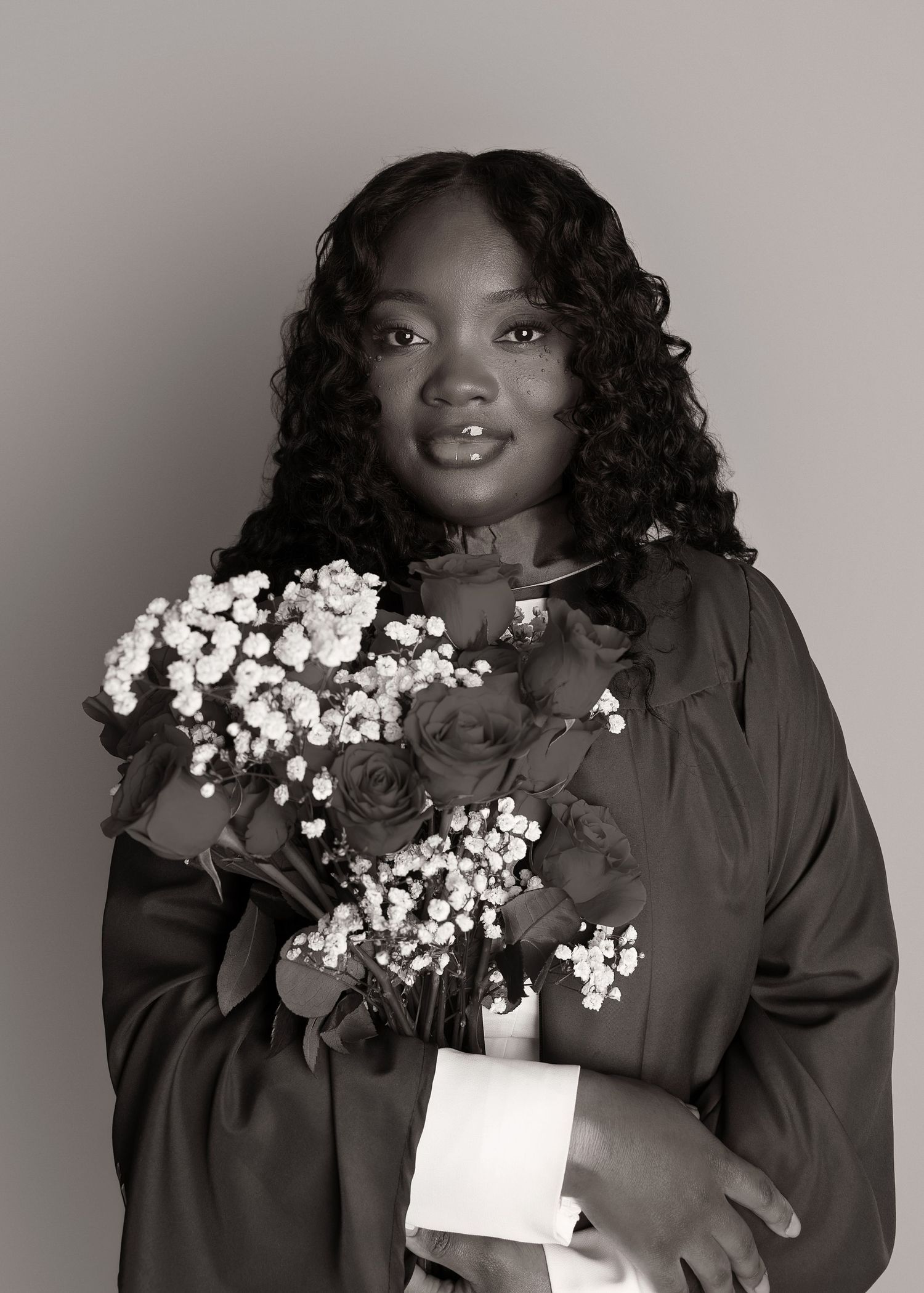 In-studio graduation session in Peoria, IL