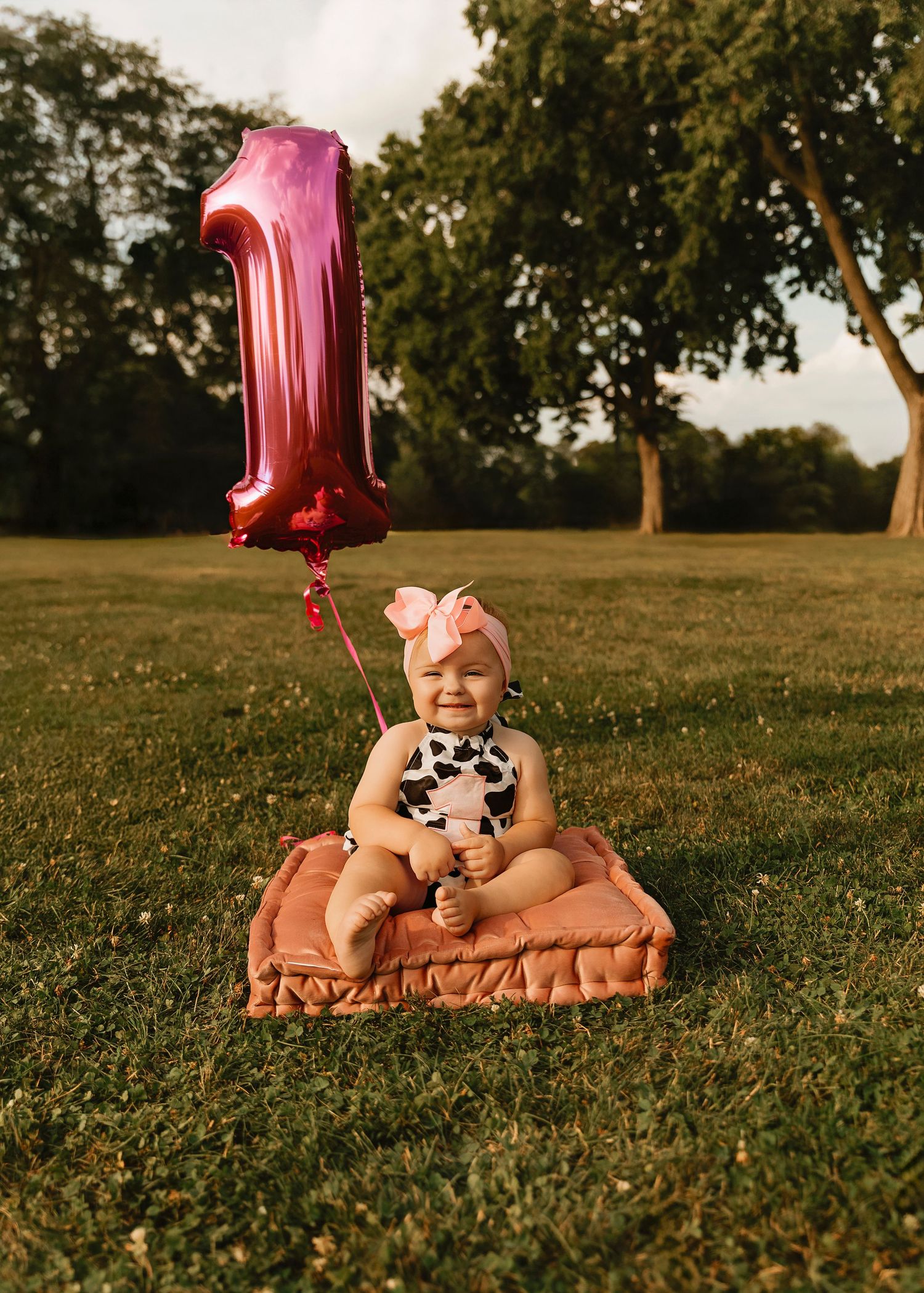 First birthday portrait session in Chicago