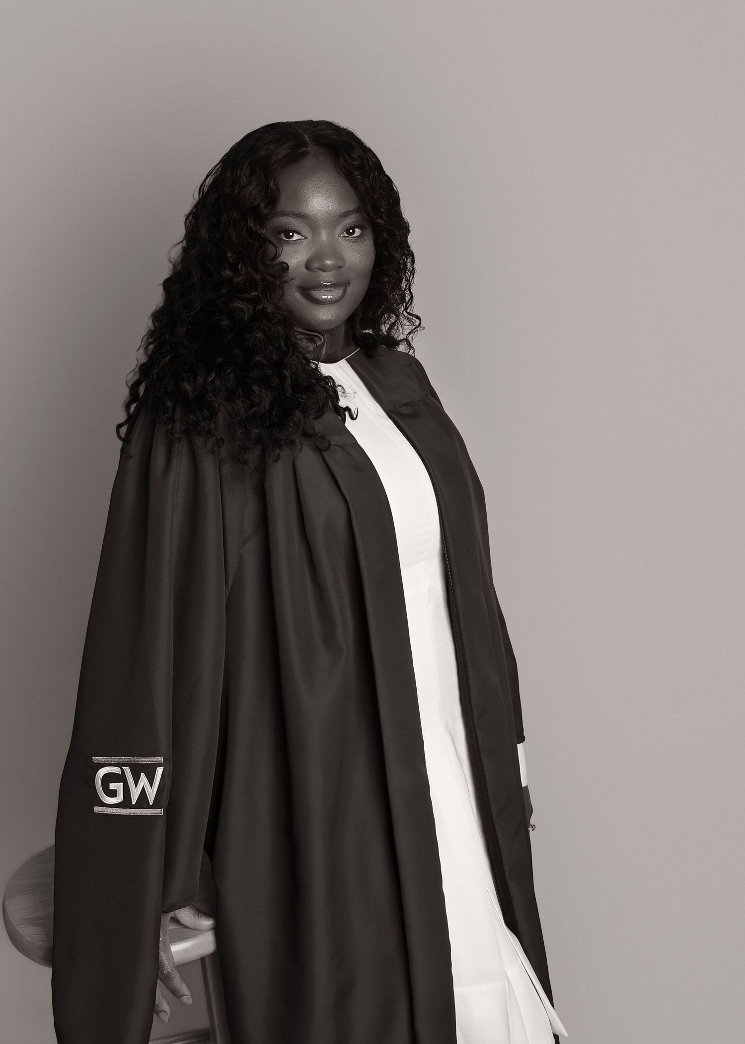 In-studio graduation session in Peoria, IL