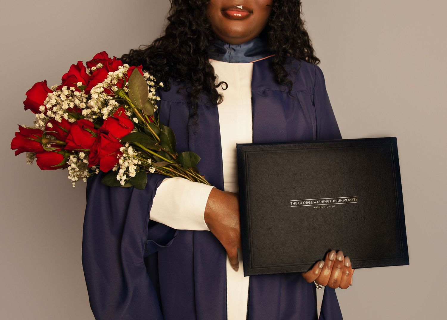 In-studio graduation session in Peoria, IL