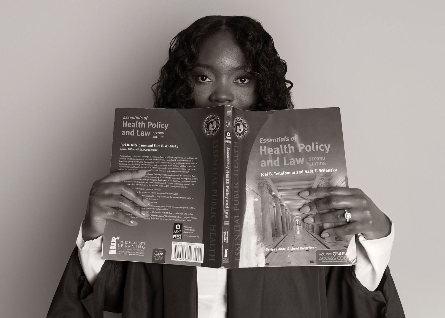 In-studio graduation session in Peoria, IL