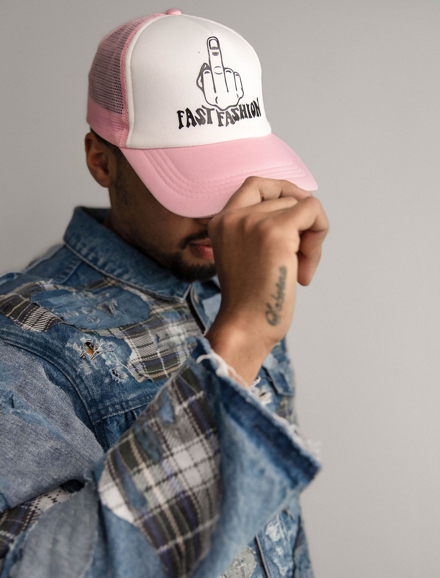 Fashion Designer Branding shot in studio