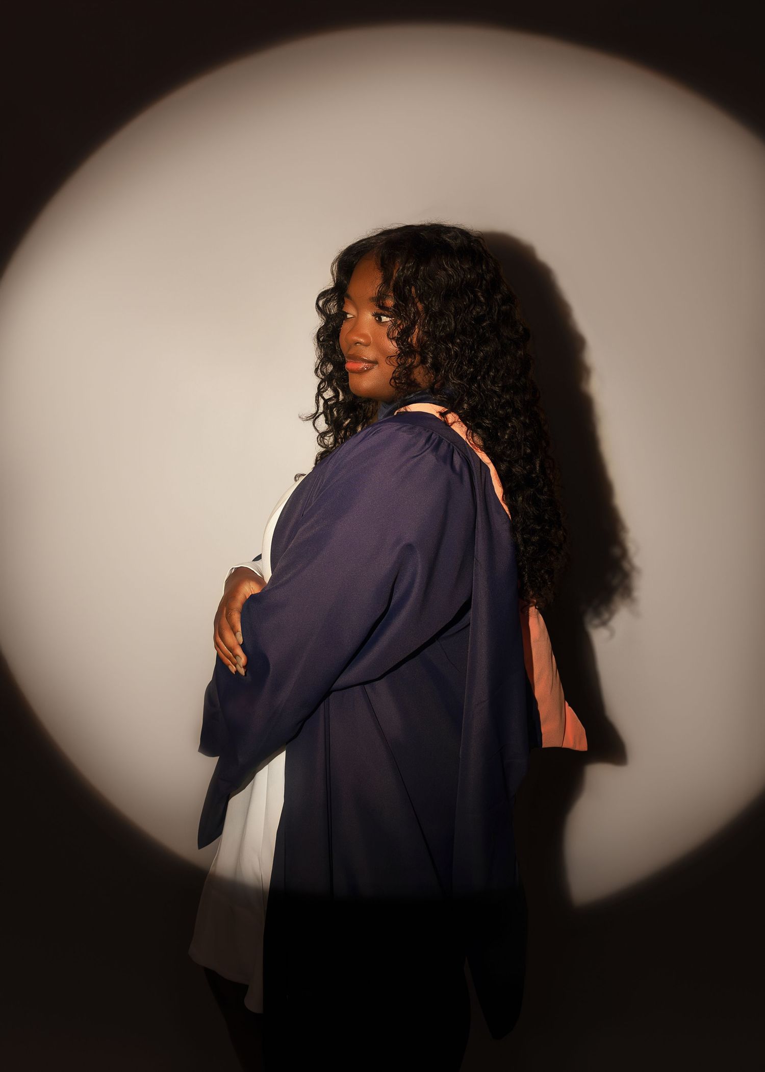 In-studio graduation session in Peoria, IL