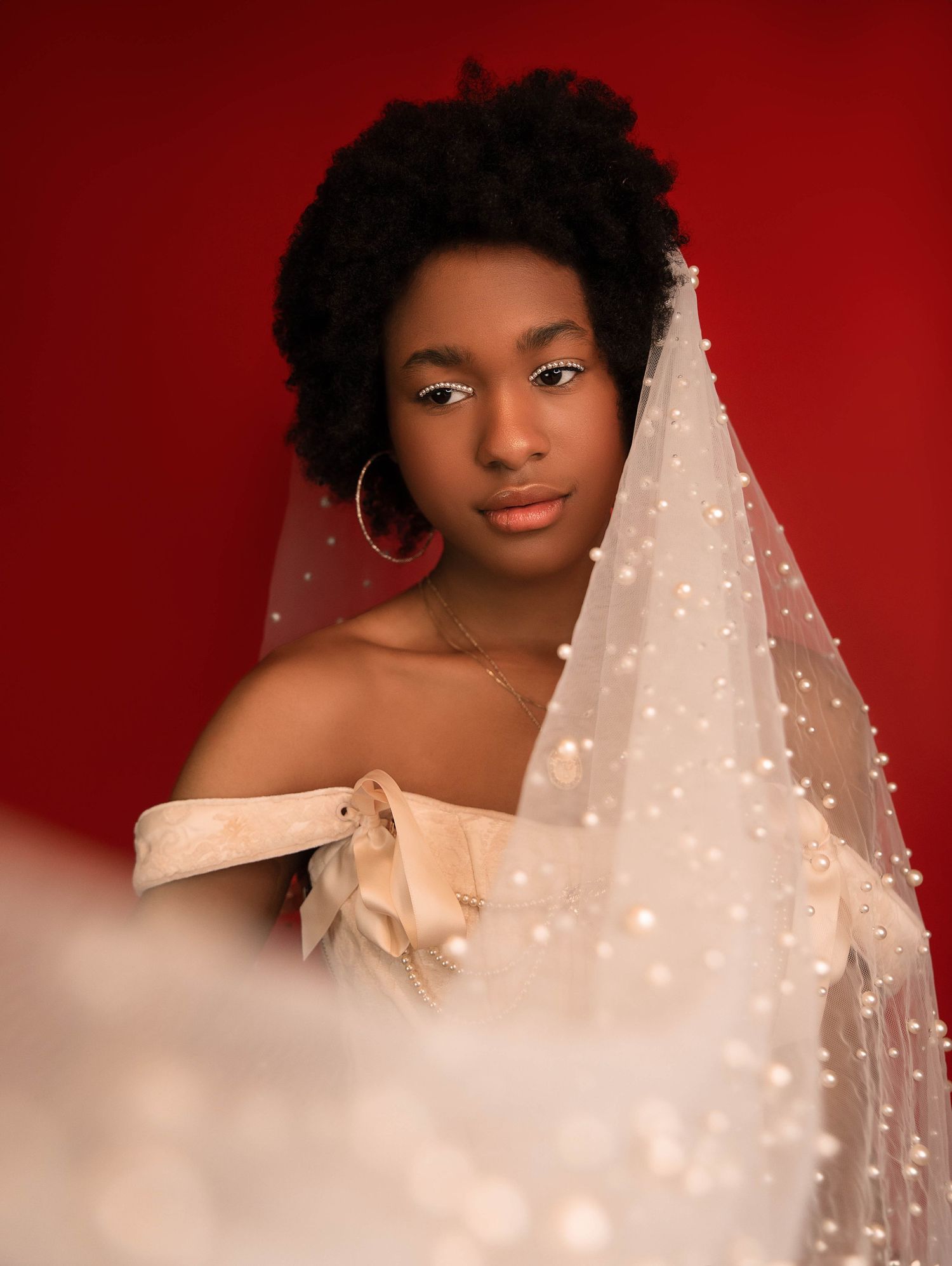 Bridal Portrait in-studio in Peoria, IL
