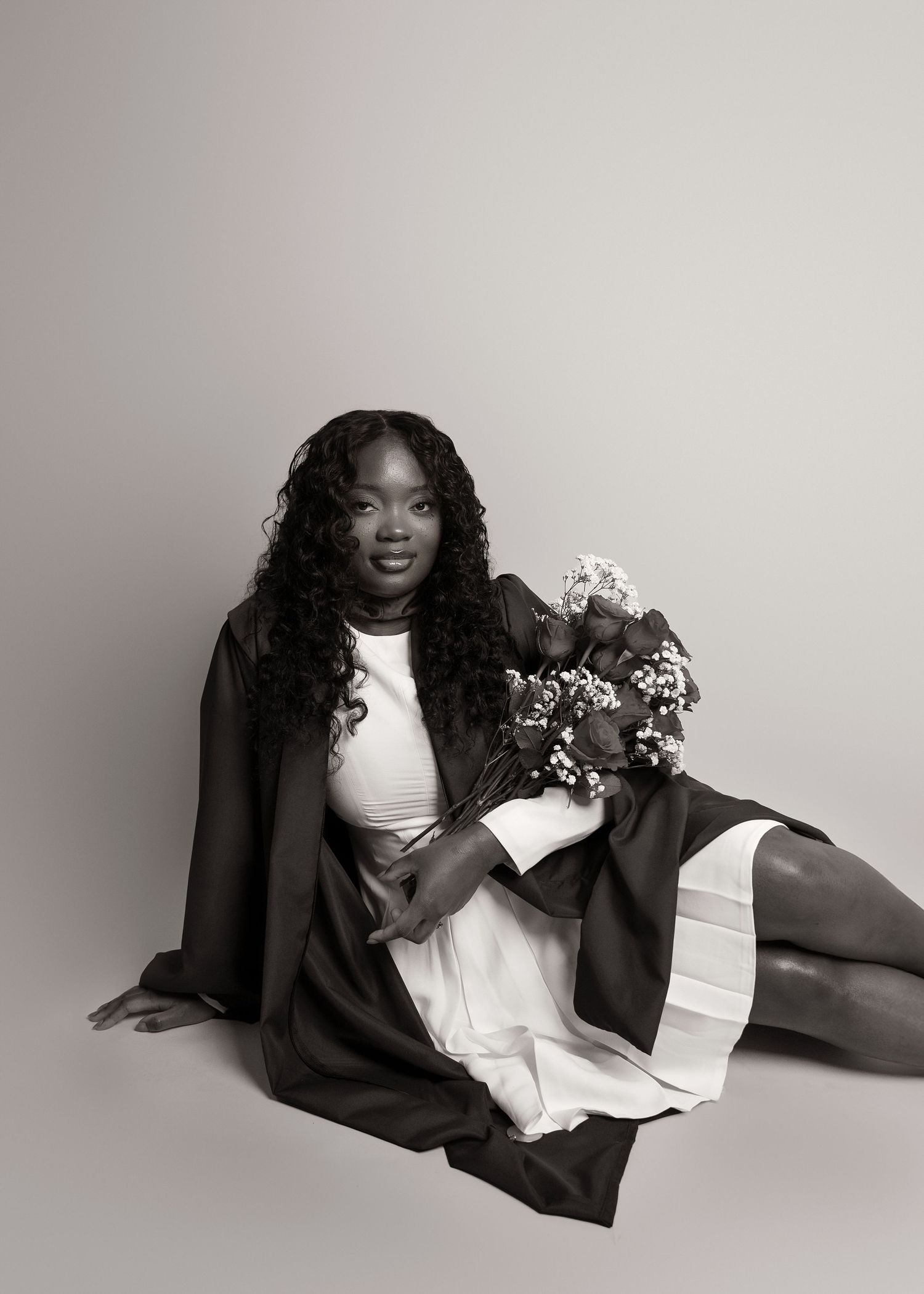 In-studio graduation session in Peoria, IL