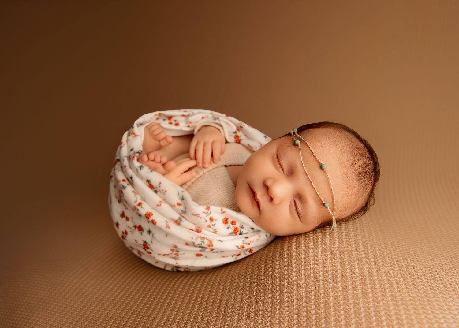 Posed Newborn Session in studio in Peoria, IL
