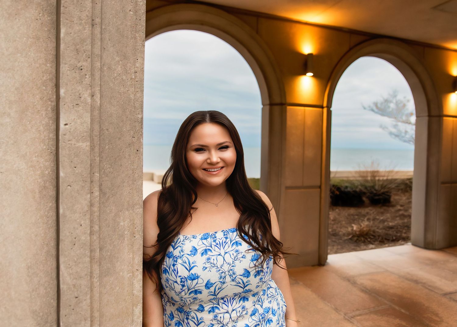 Senior Photoshoot at Loyola University in Chicago IL