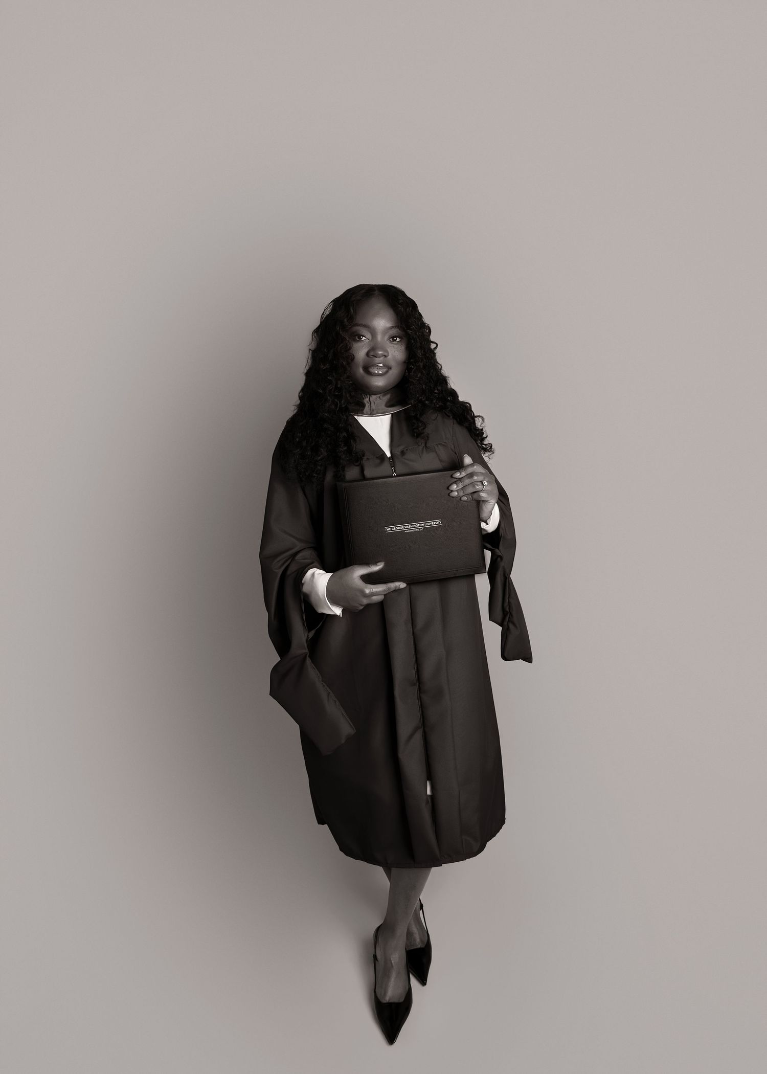 In-studio graduation session in Peoria, IL