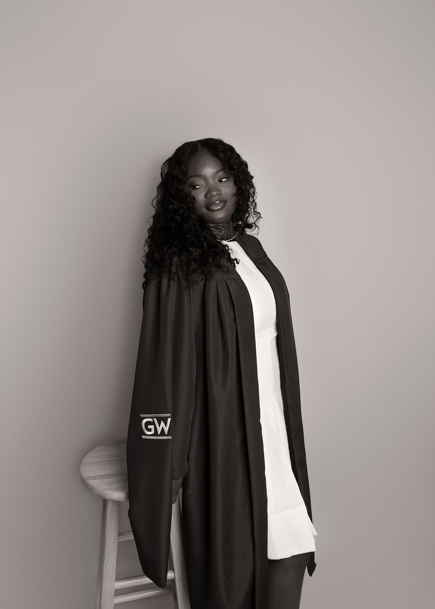 In-studio graduation session in Peoria, IL
