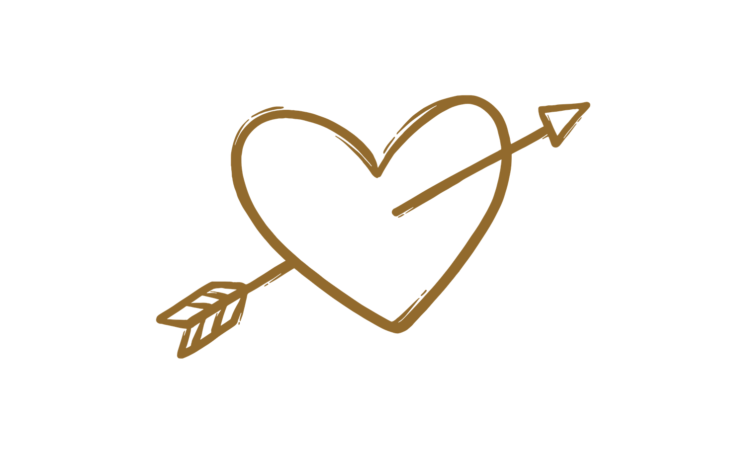Sketch drawing of a heart