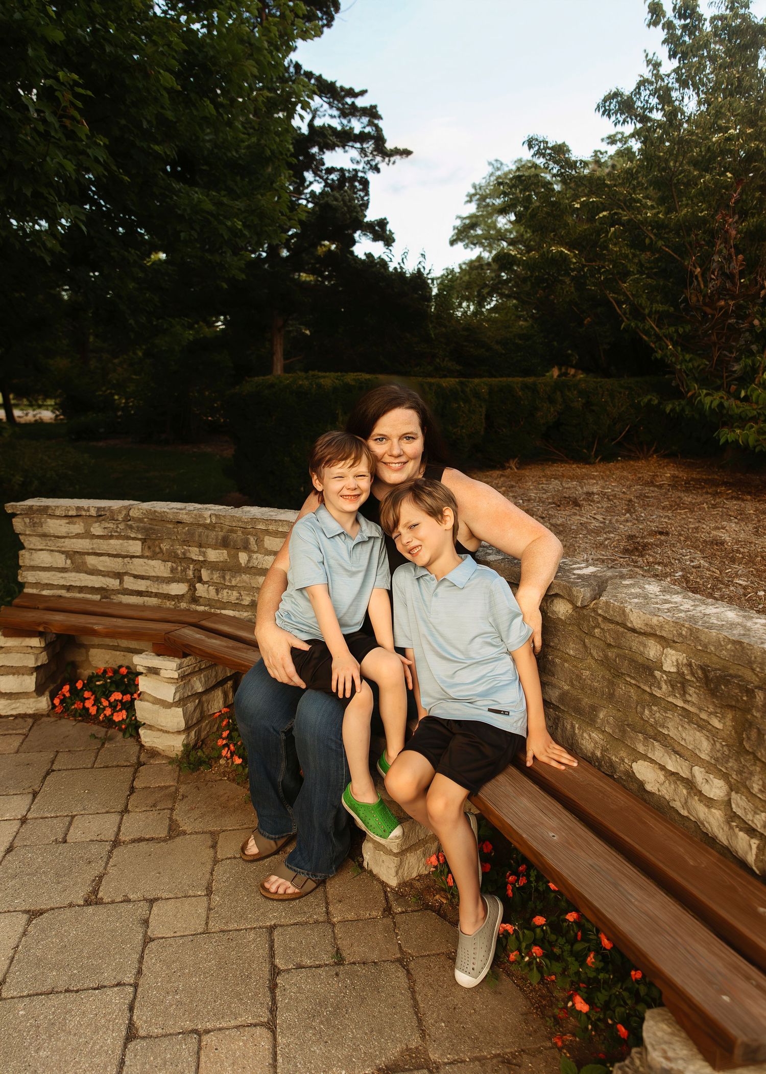 Family Session at ICC Gardens in East Peoria, IL