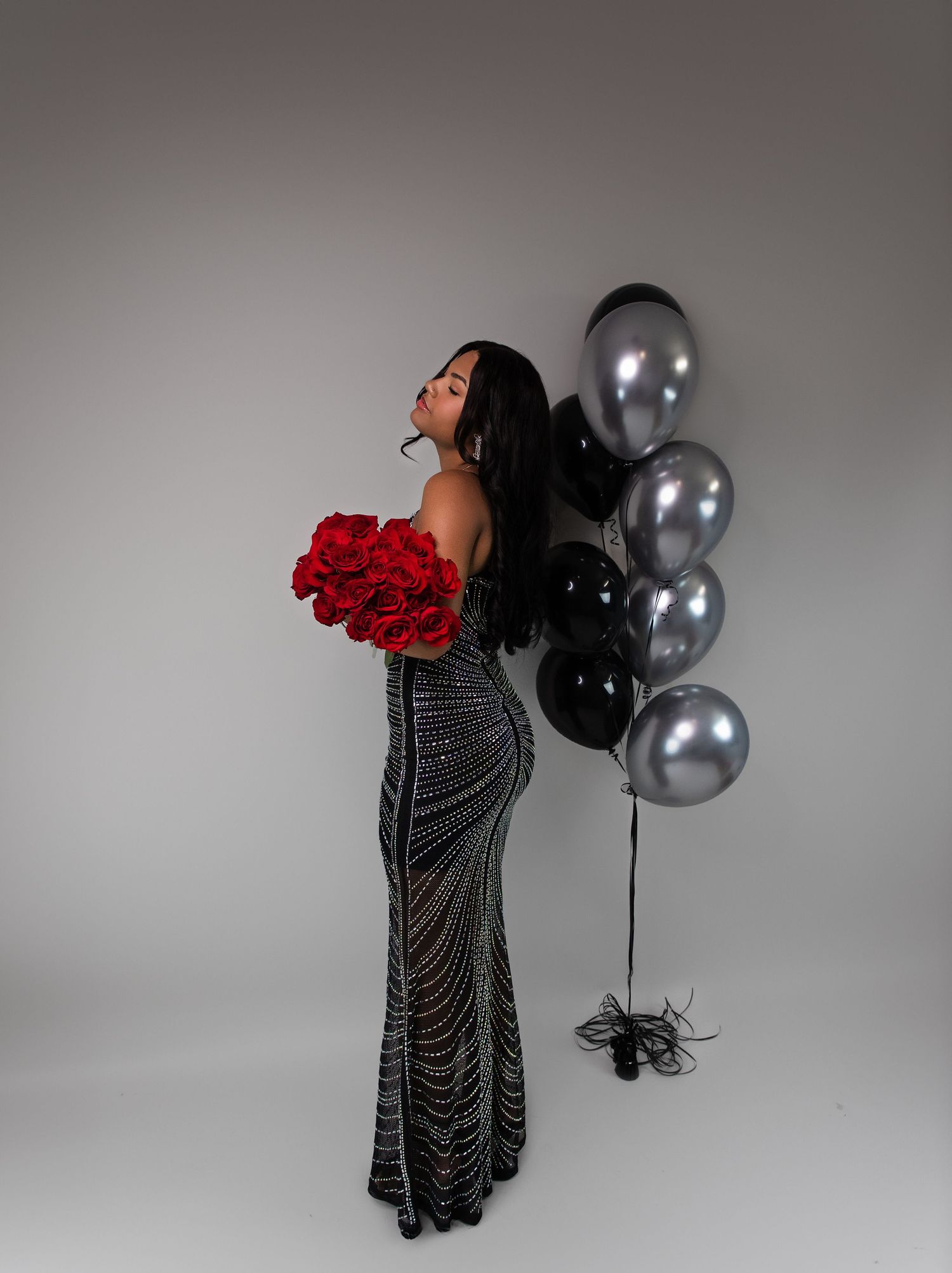 Birthday portrait in-studio in Peoria, IL