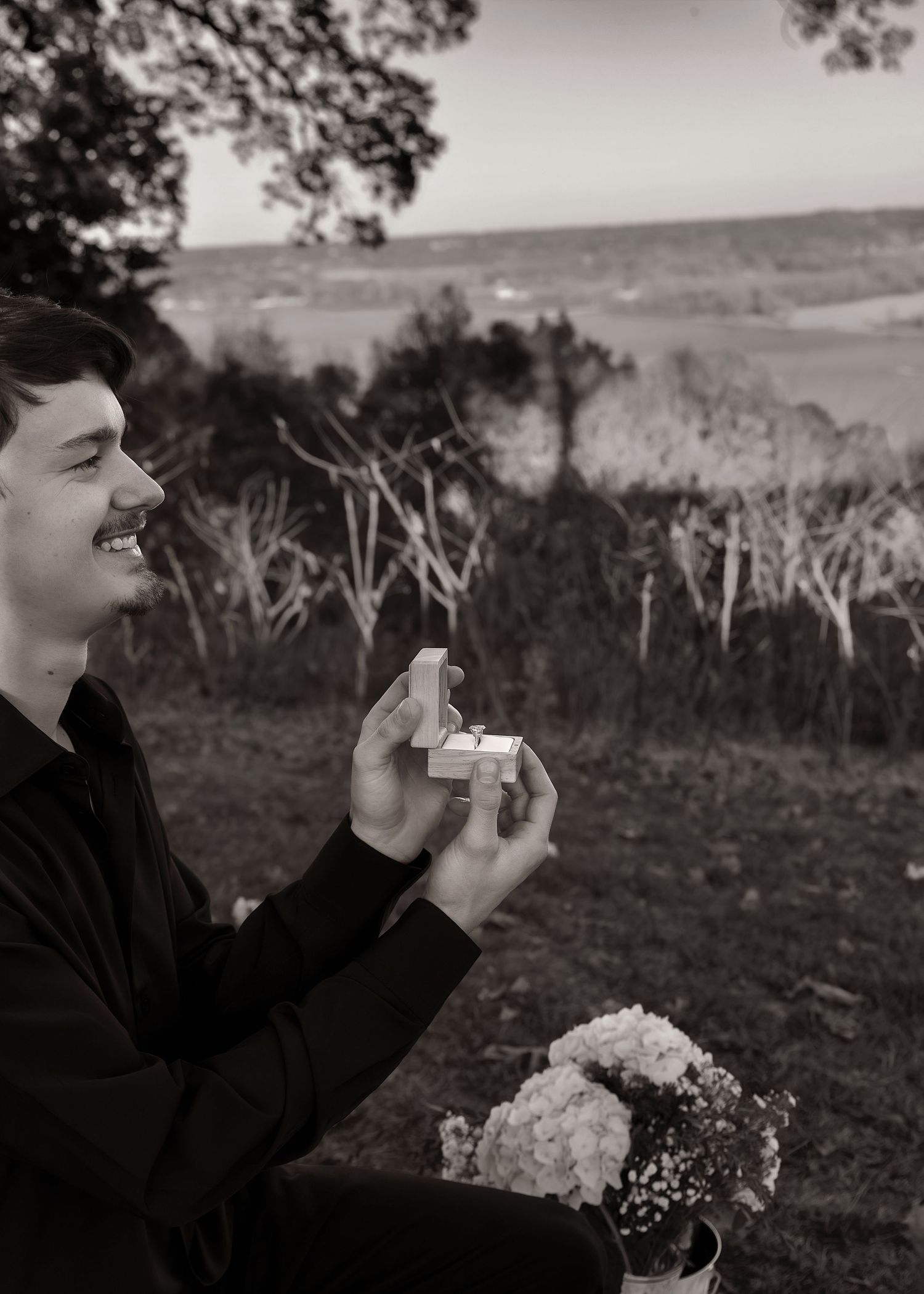 Proposal photo on Grandview Drive in Peoria, IL