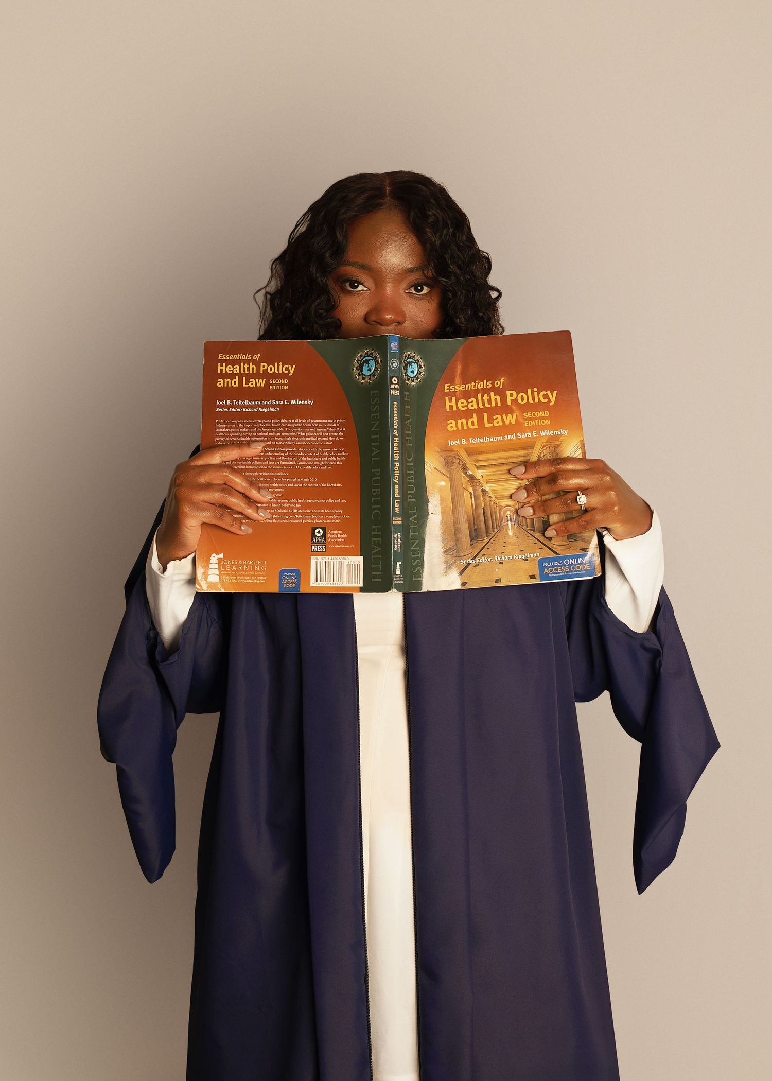 In-studio graduation session in Peoria, IL