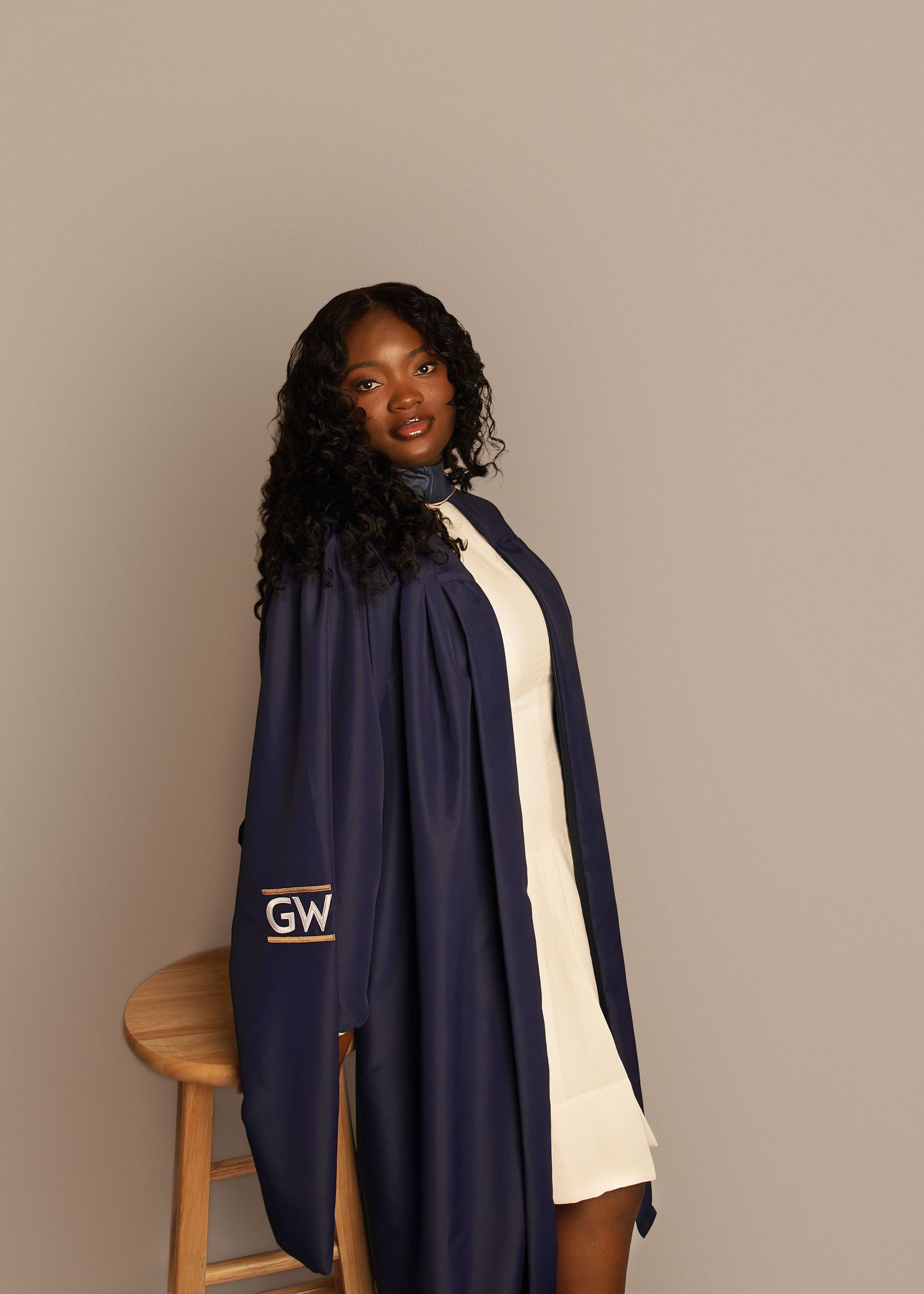 In-studio graduation session in Peoria, IL