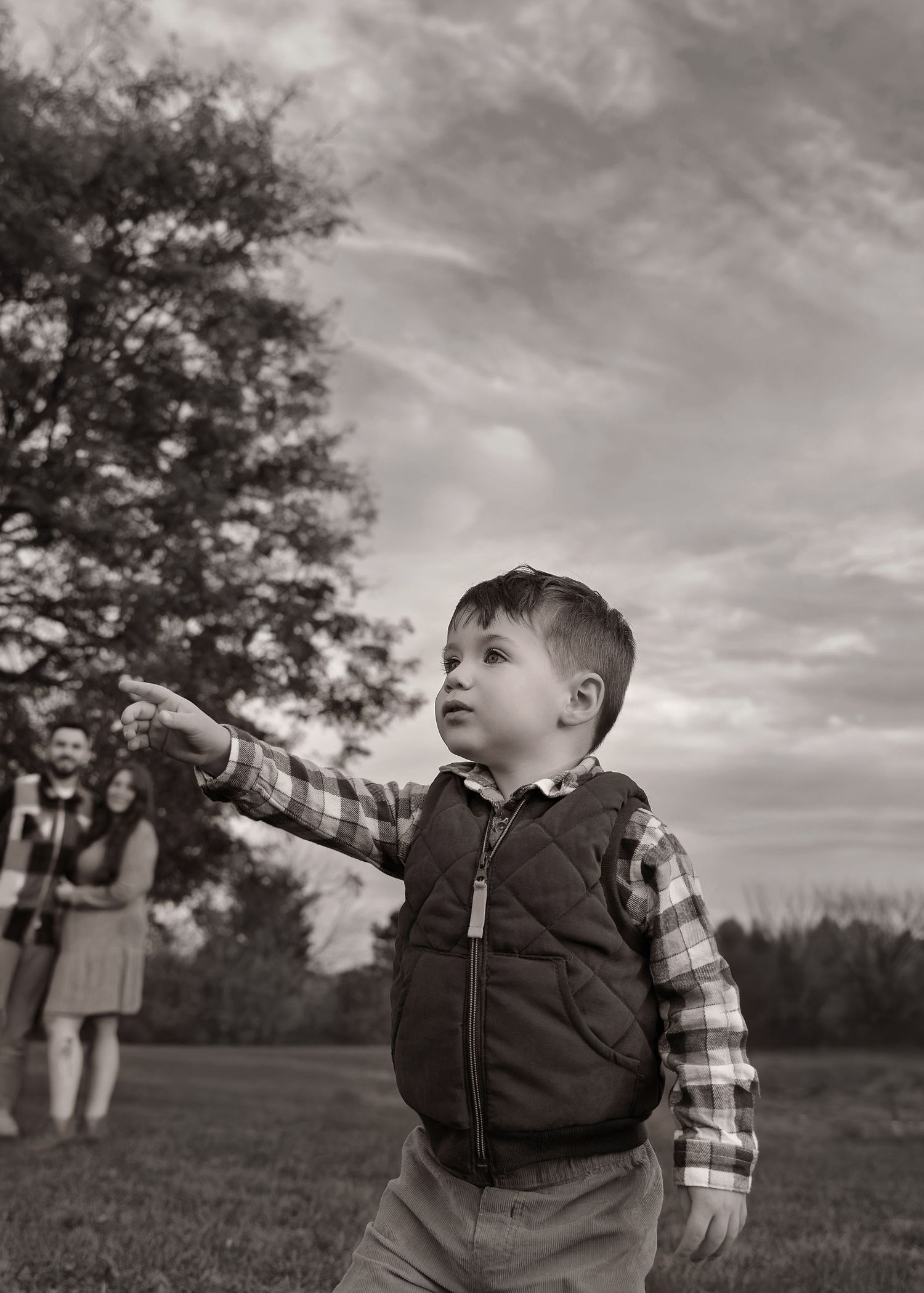 Fall family portraits at Donovan Park in Peoria, IL