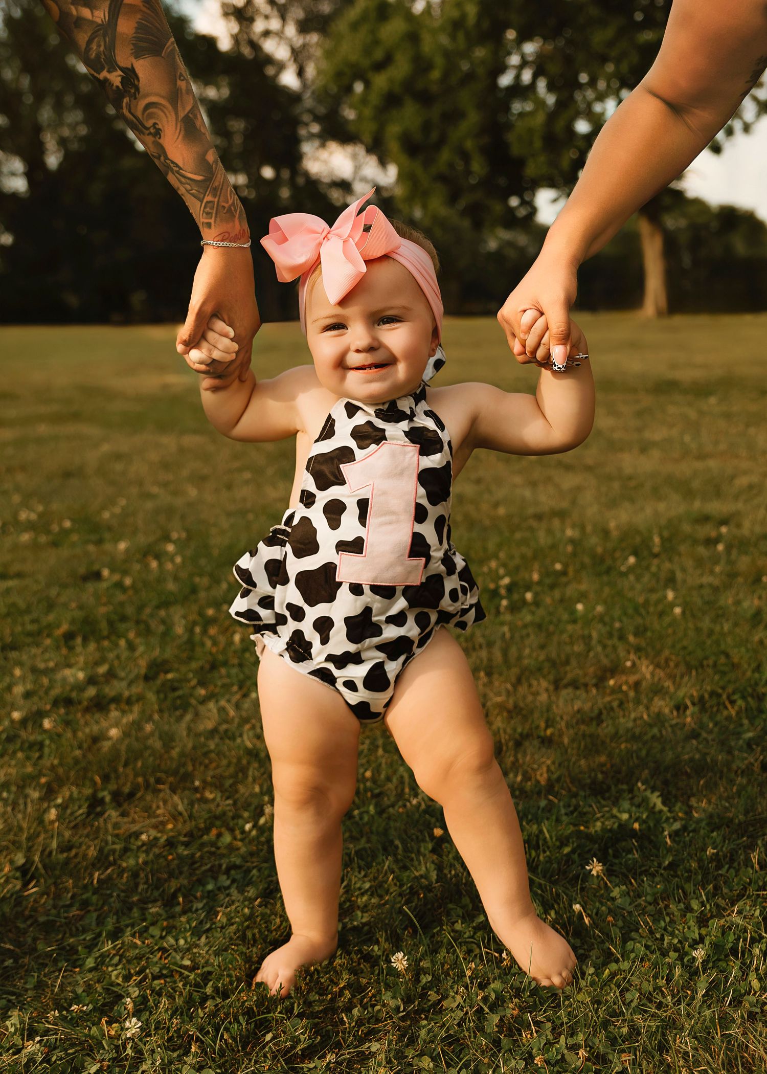 First birthday portrait session in Chicago