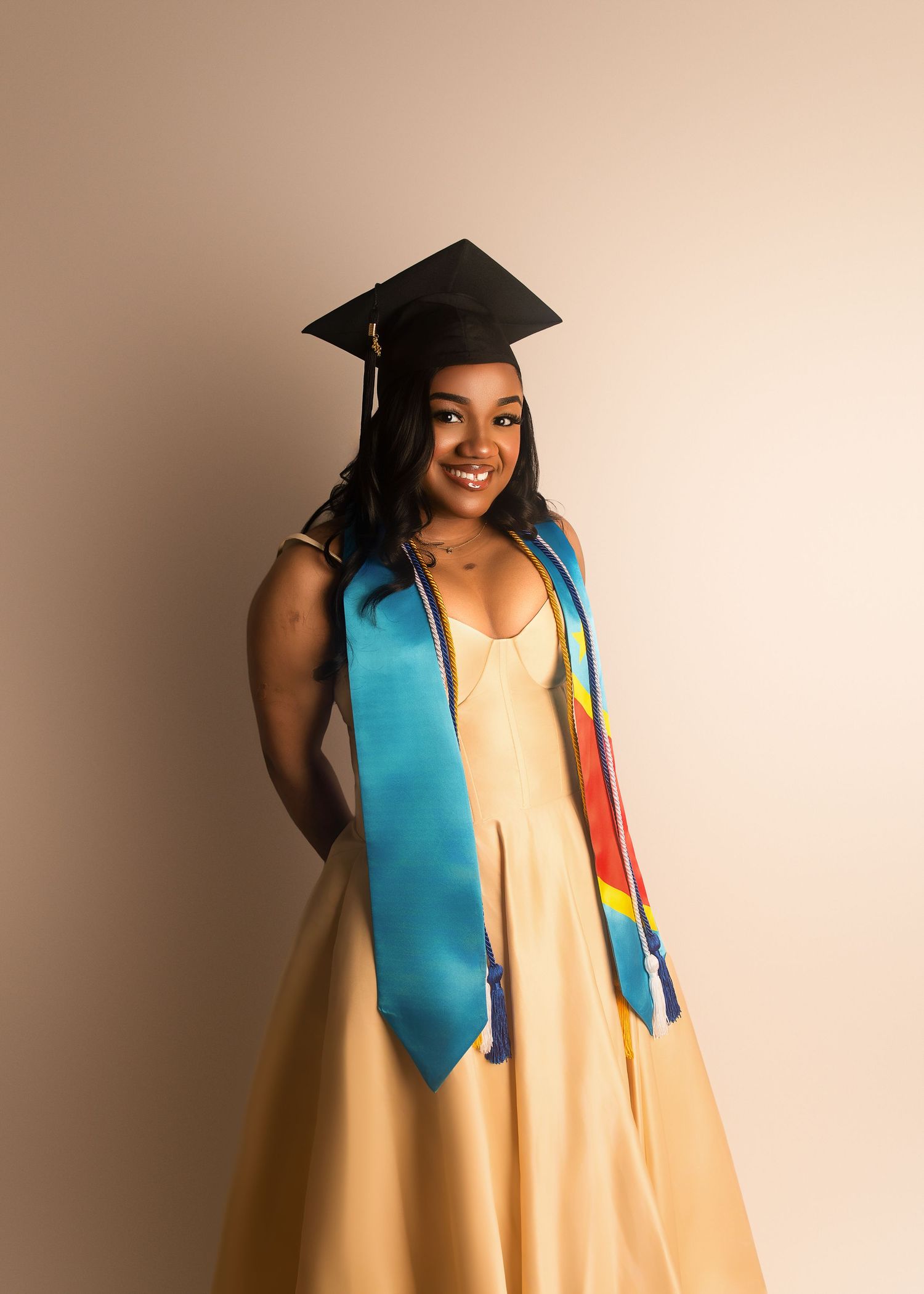 Graduation Portrait Session in-studio in Peoria, IL