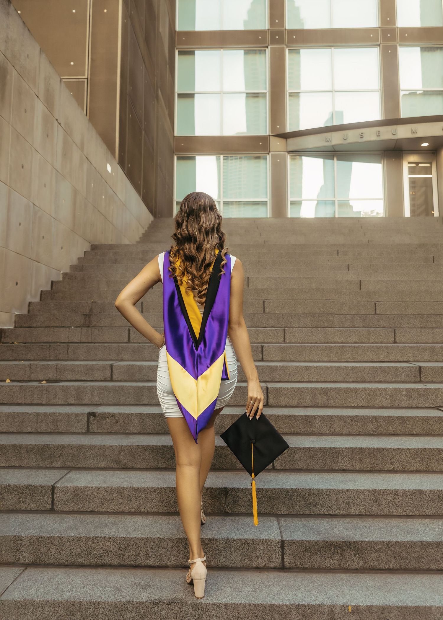 graduation portrait session at Northwestern University in Chicago