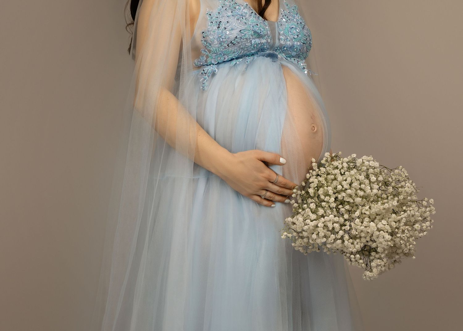 In-studio maternity session in Peoria, IL