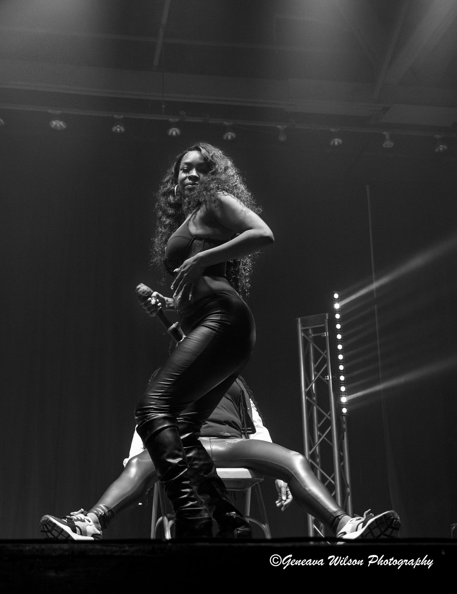 Event photo with rapper