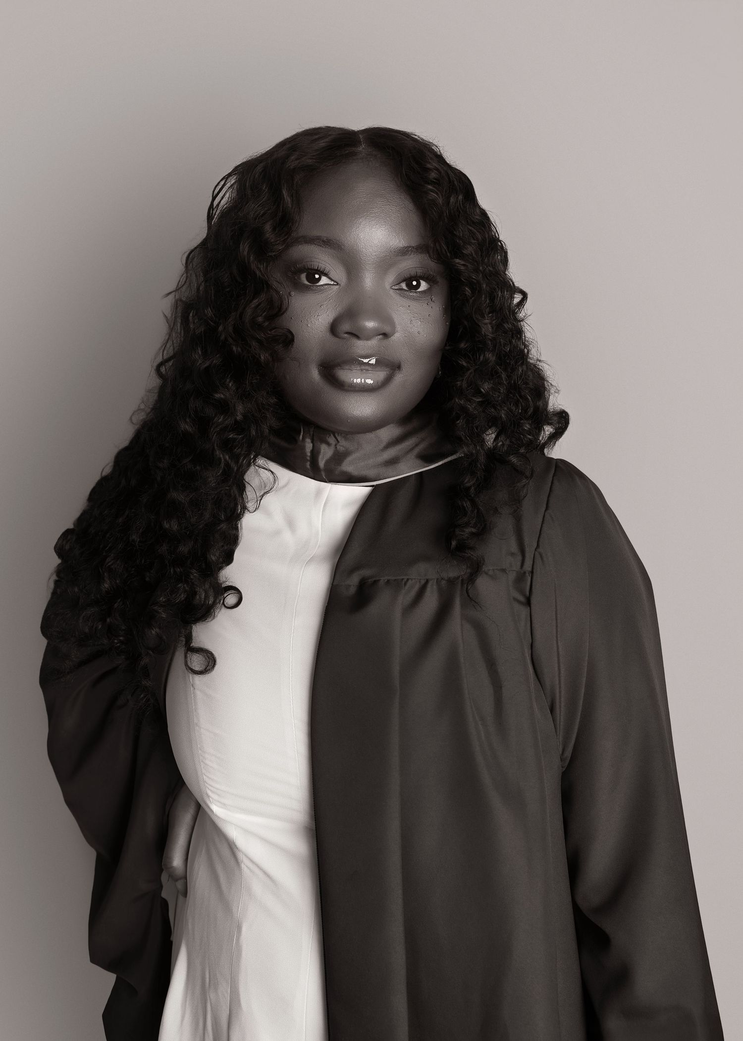In-studio graduation session in Peoria, IL