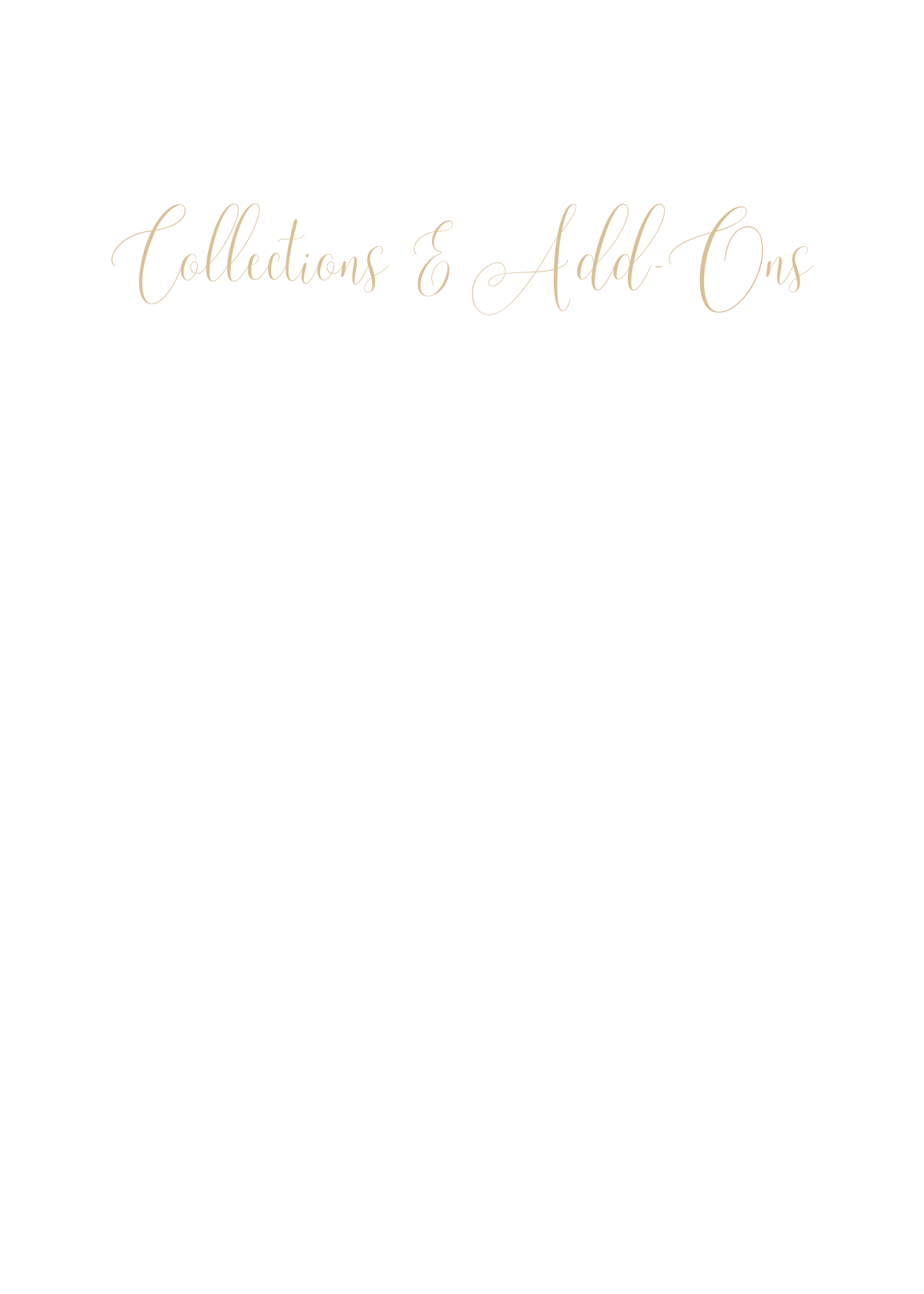 collections & add-ons