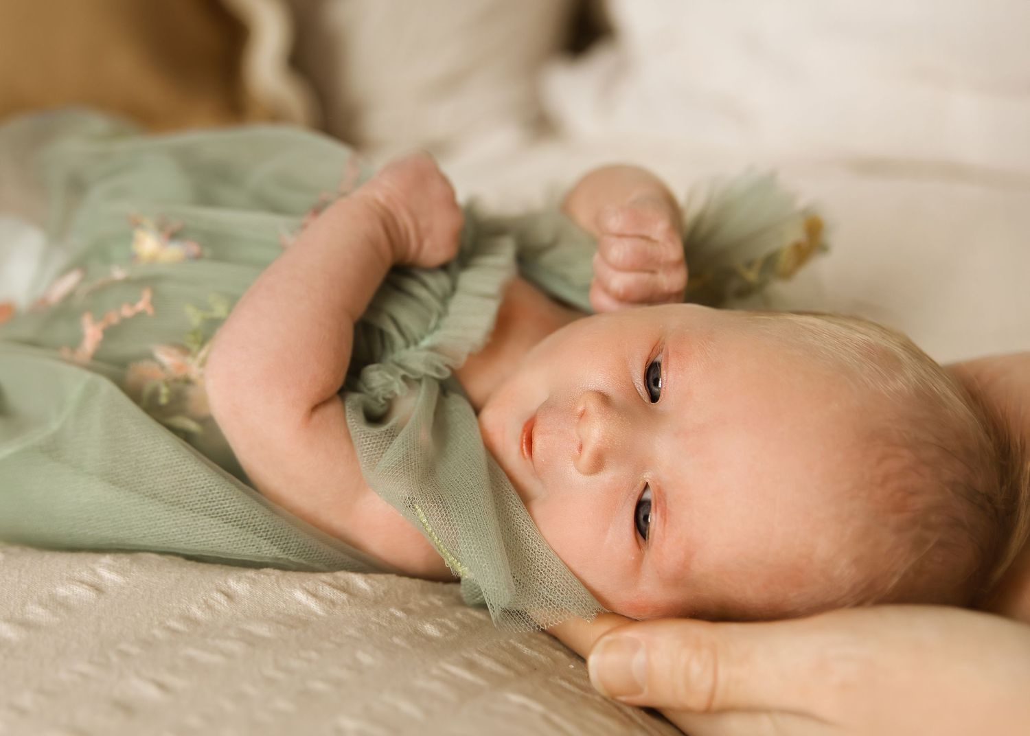 Lifestyle Newborn photoshoot in Central Illinois