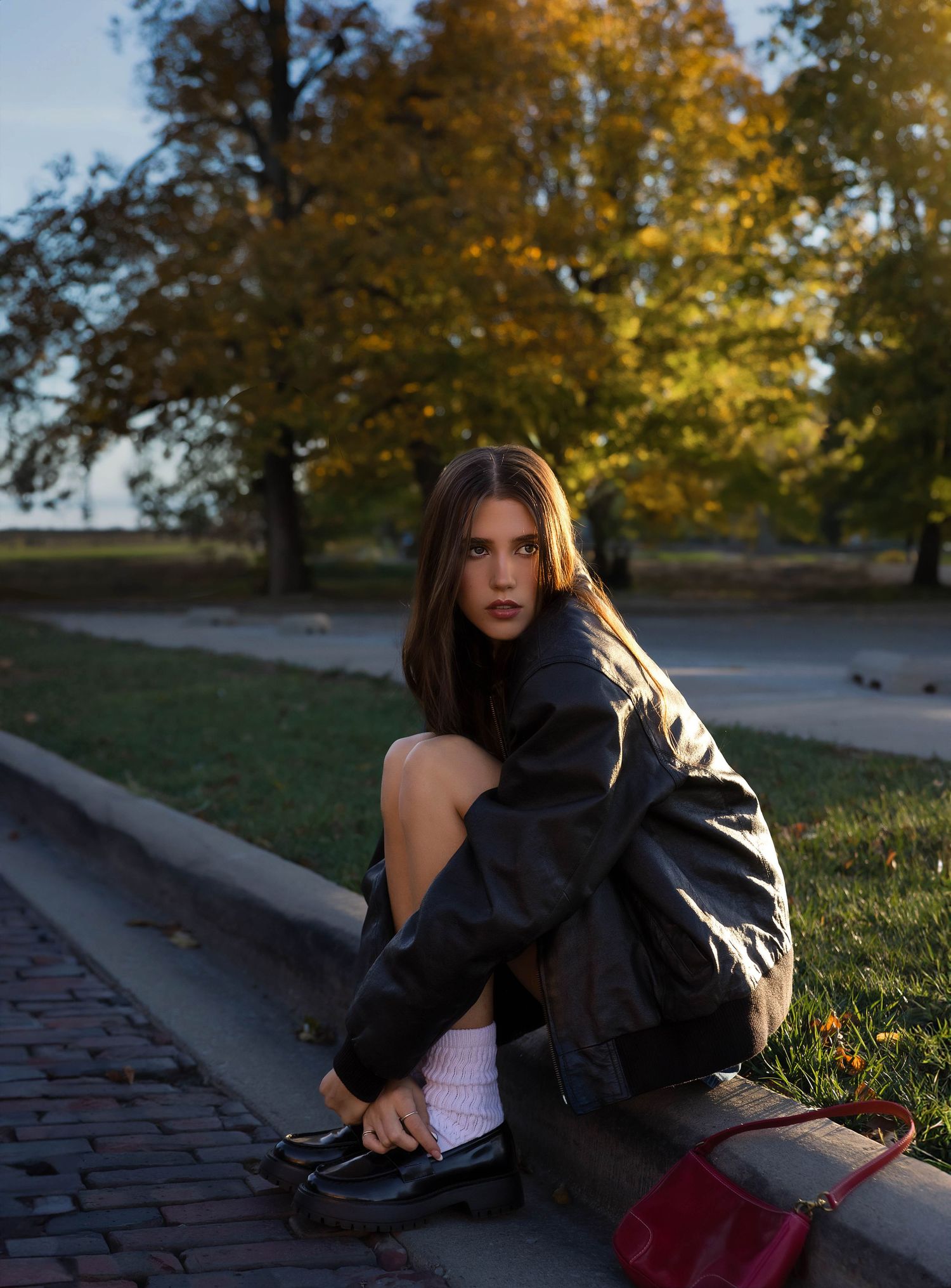 Fall portrait session in Central, IL