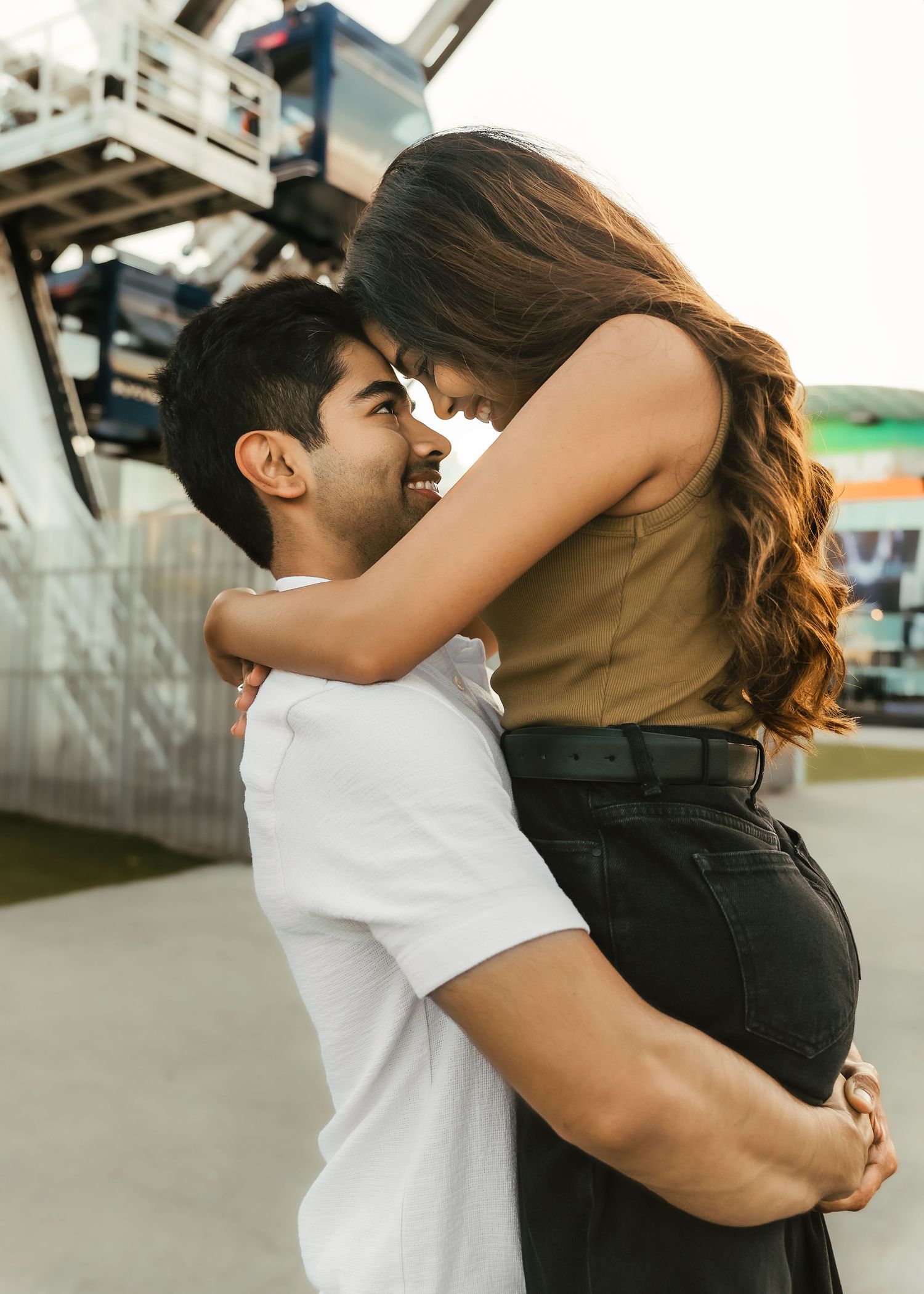Couples photography at Navy Pier in Chicago